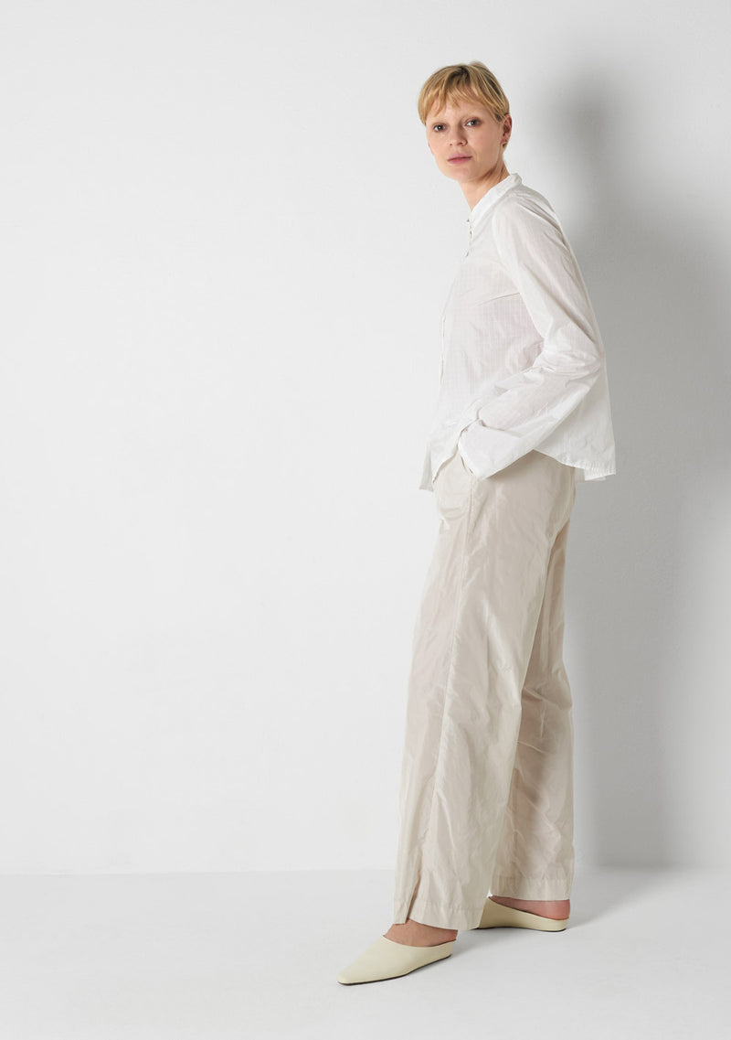 Katharina Hovman Japanbluse RIBSTOP, white Jubiläumsangebot