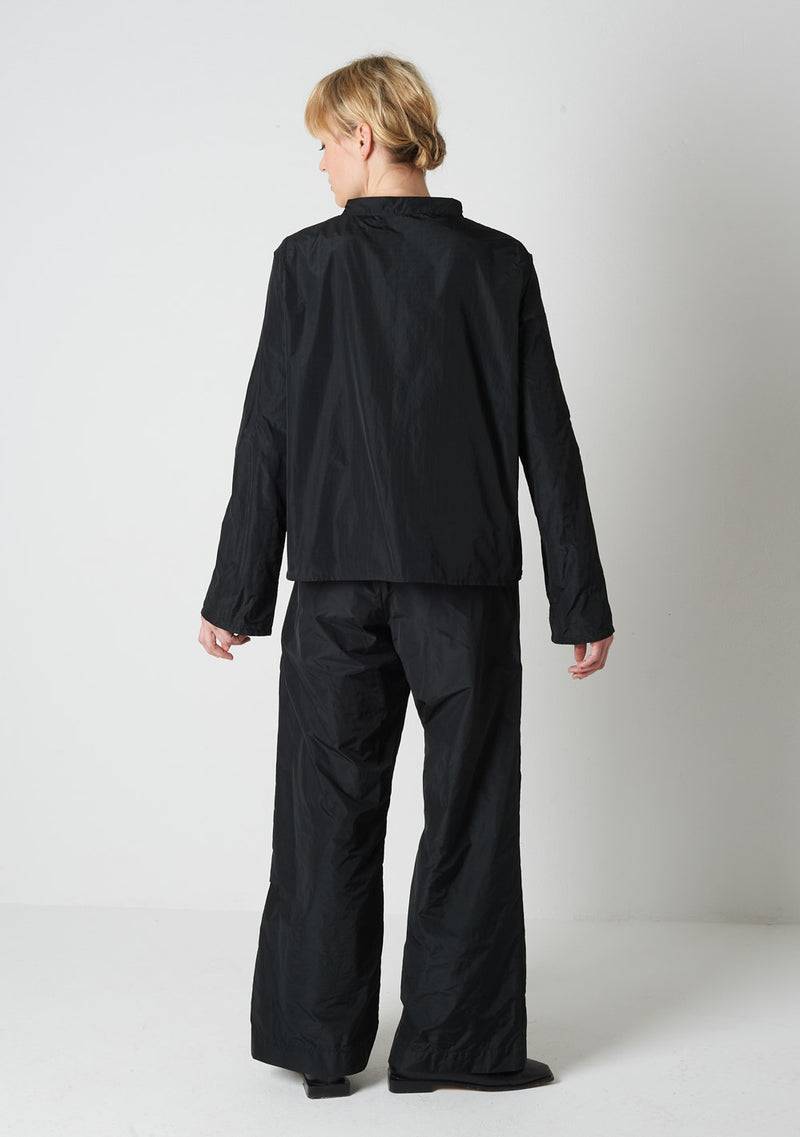 Katharina Hovman Japanbluse RIBSTOP, black Heißer Verkauf