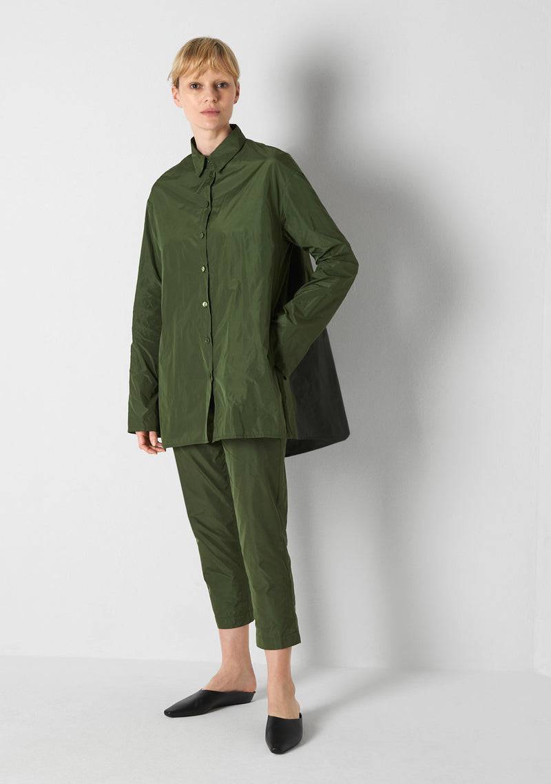 Katharina Hovman Bluse weit green tea Sonderangebot der Fabrik