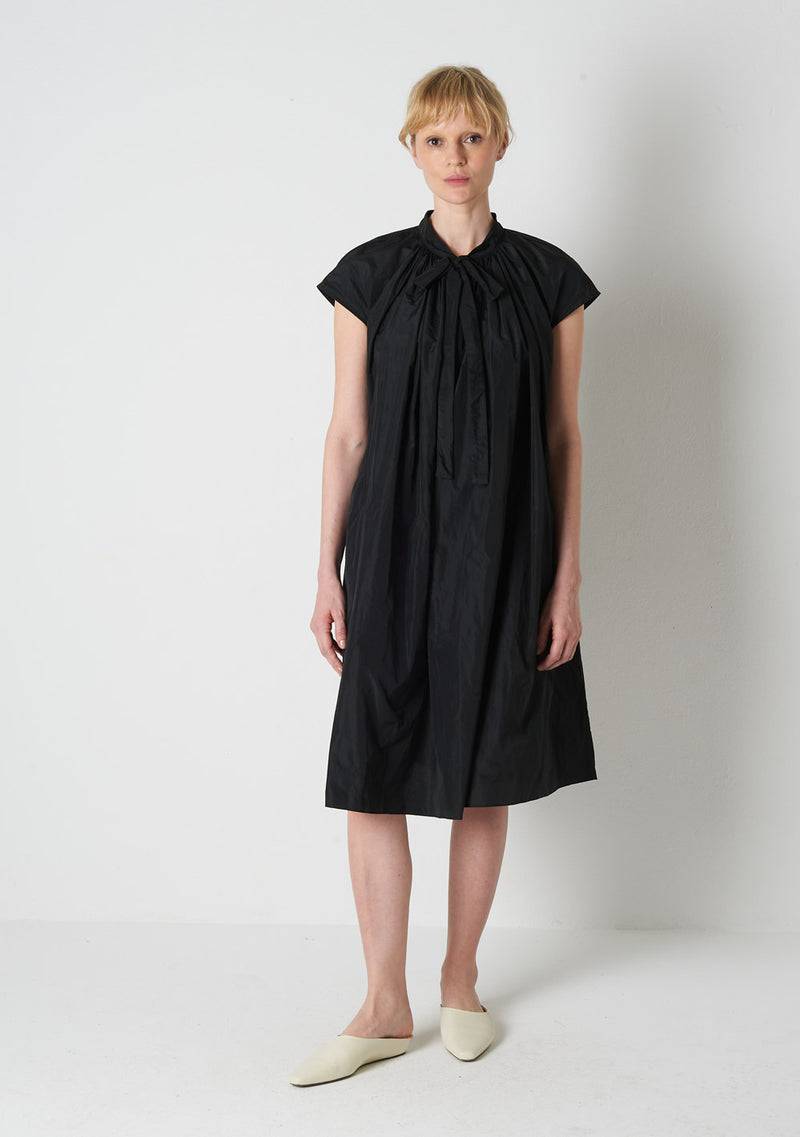 Katharina Hovman Pleats Dress black Super Rabatt