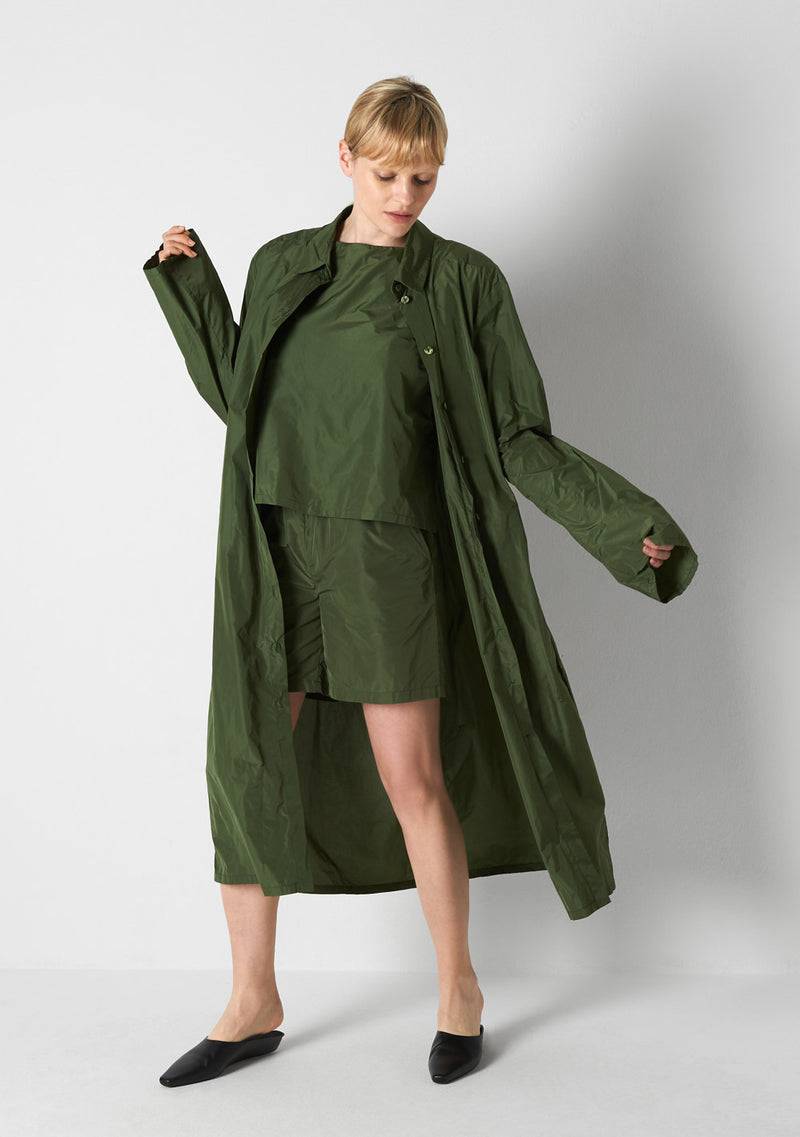 Katharina Hovman Big Dress long green tea Im Verkauf