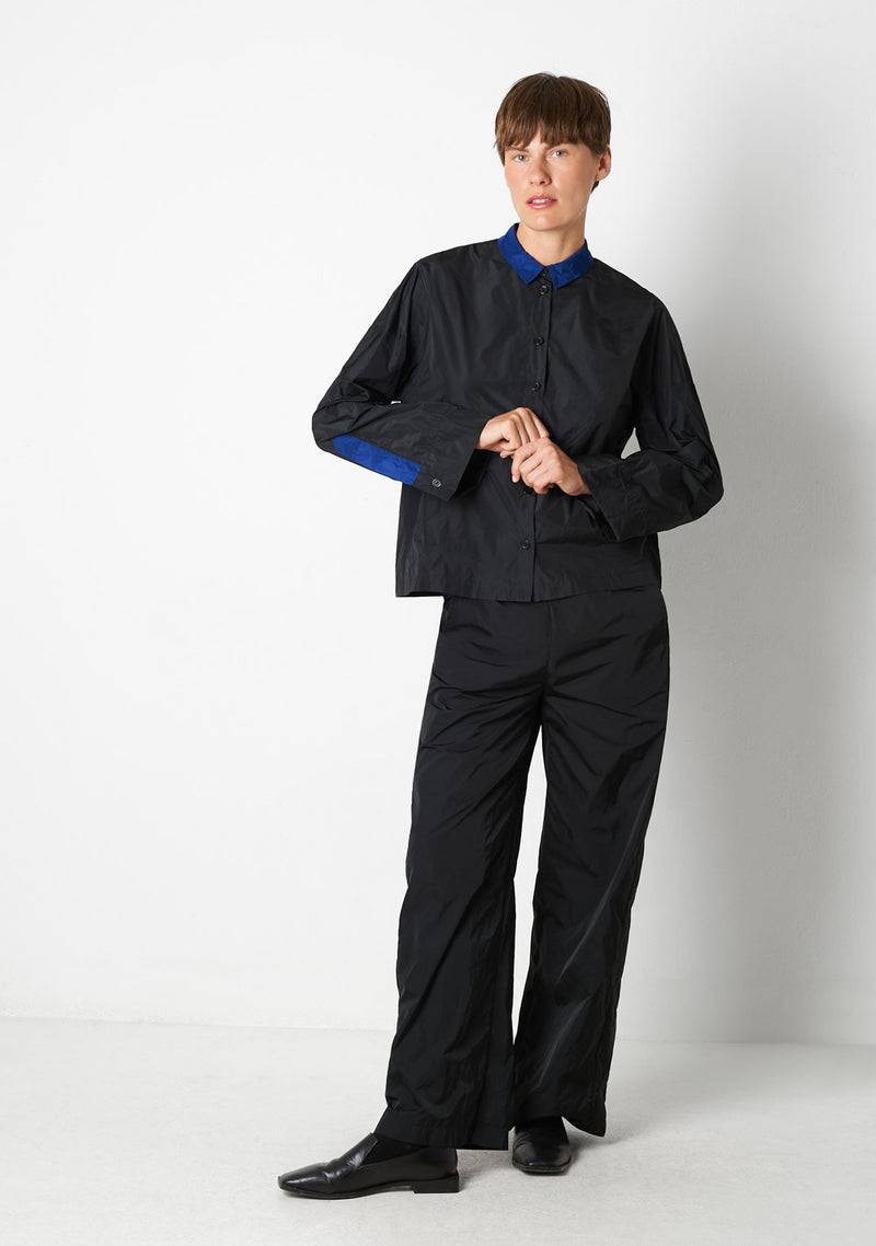 Katharina Hovman Kimonobluse black/royal Muttertagsangebot