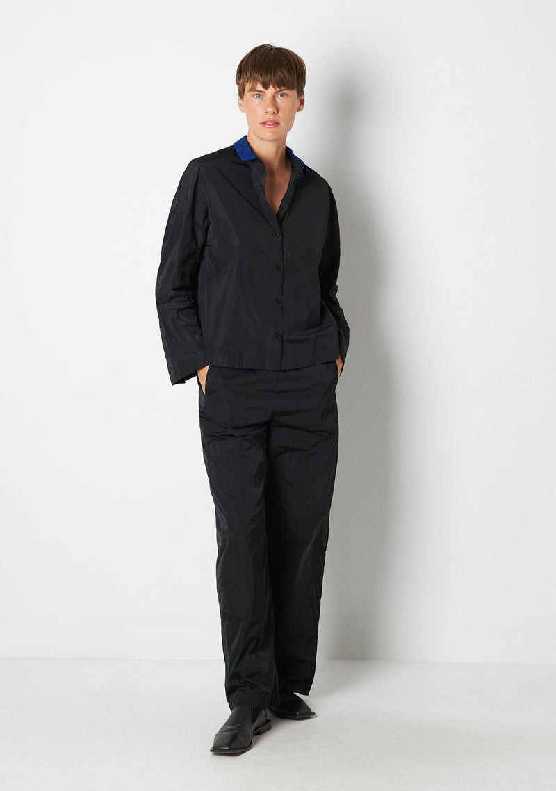 Katharina Hovman Kimonobluse black/royal Muttertagsangebot