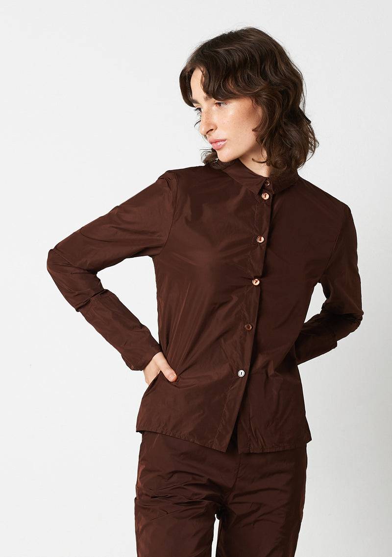 Katharina Hovman Kleine Bluse cacao Heißer Verkauf