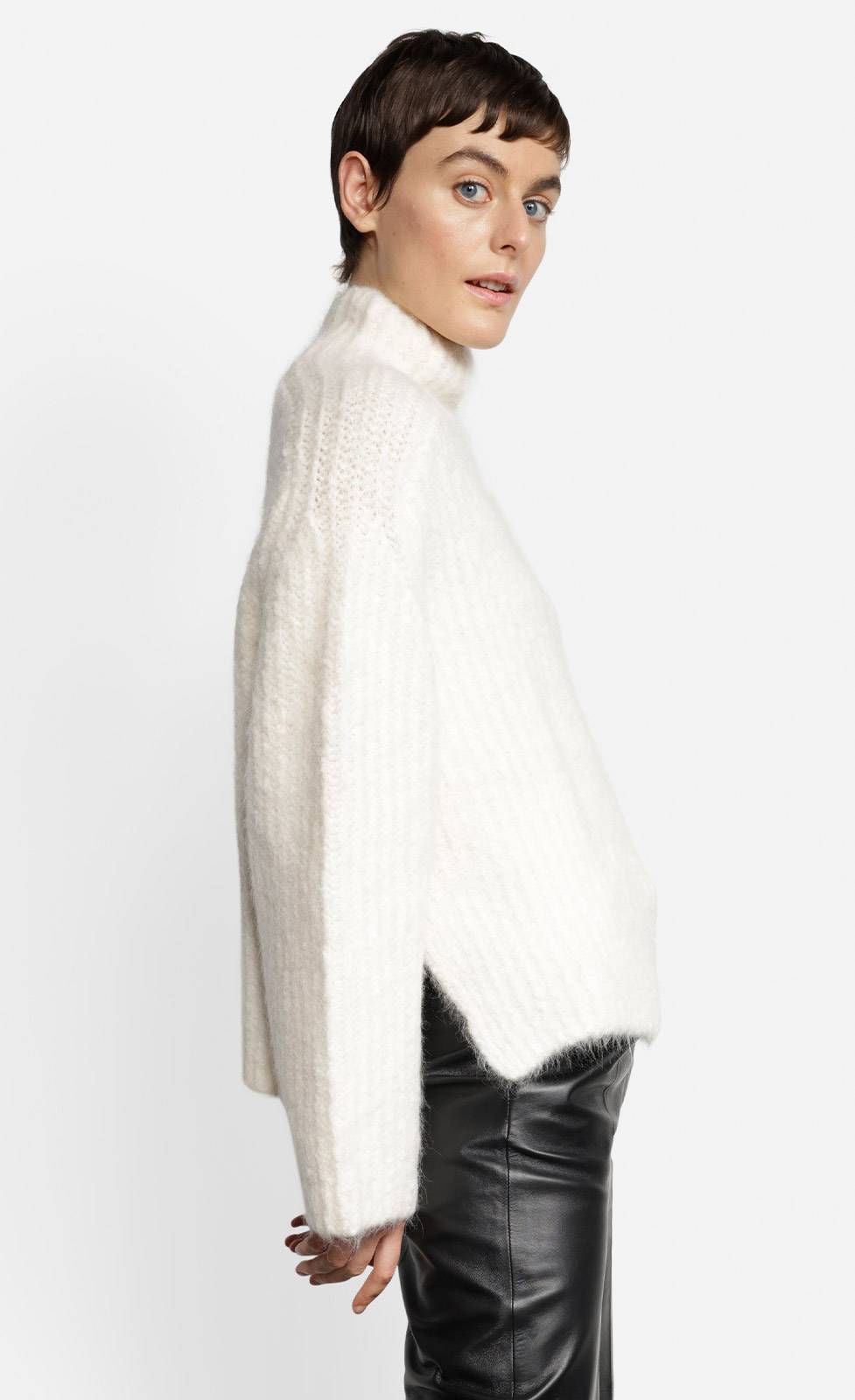 Kiefermann Gimia Grobstrickpullover mit Schlitzen Sonderangebot