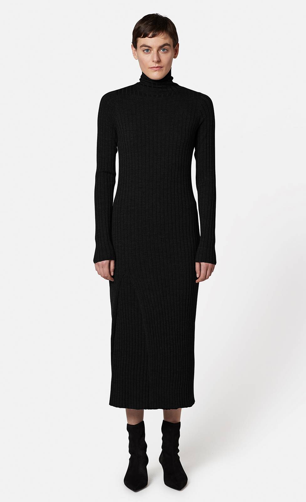 Kiefermann Filja Geripptes Strickkleid aus Merinowolle Begrenztes Angebot