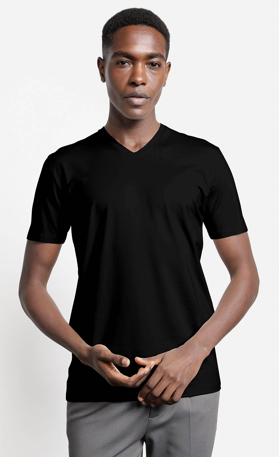 Kiefermann Hapes V-Ausschnitt T-Shirt aus Baumwolle-Modal Muttertagsangebot