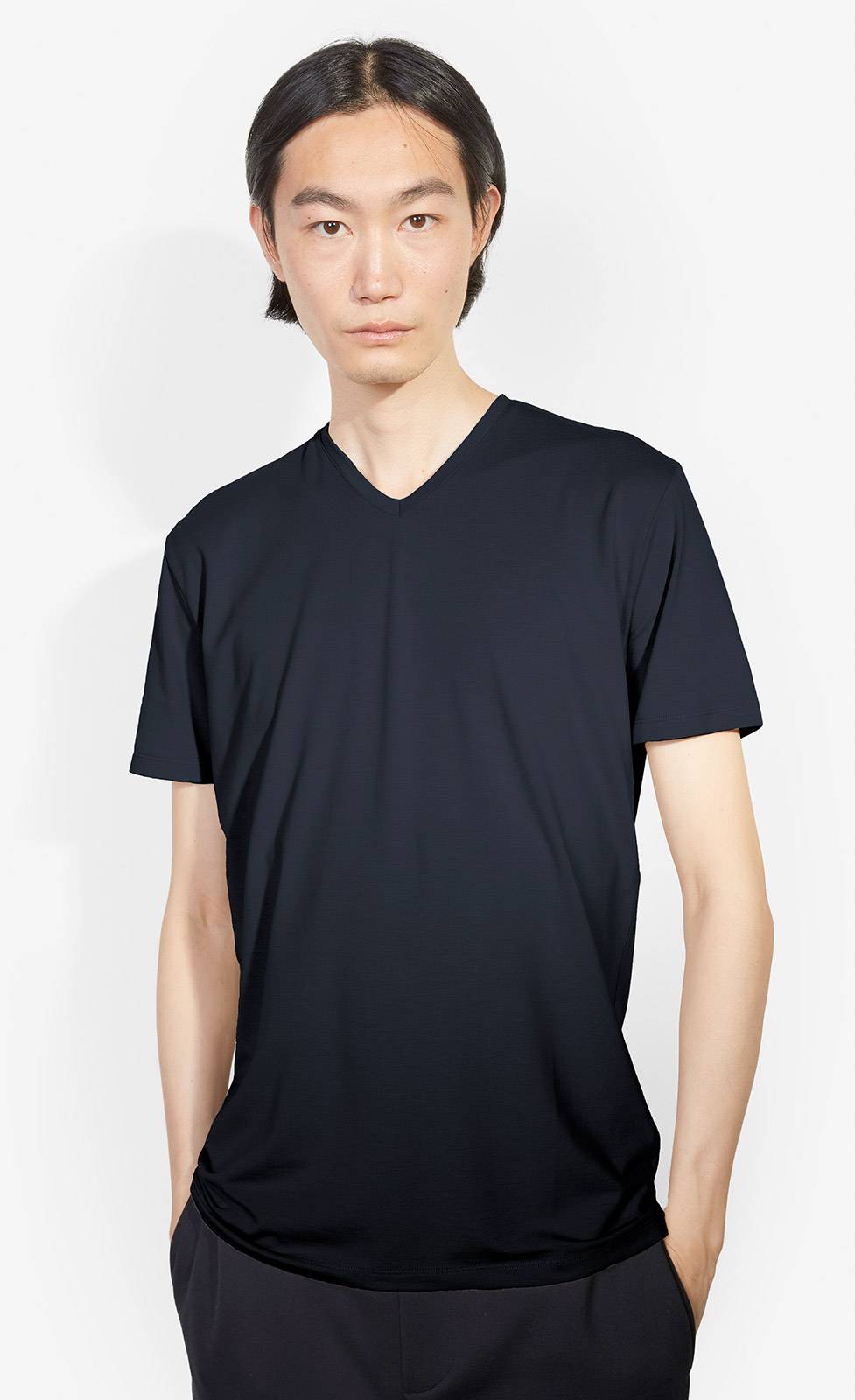 Kiefermann Hapes V-Ausschnitt T-Shirt aus Baumwolle-Modal Muttertagsangebot