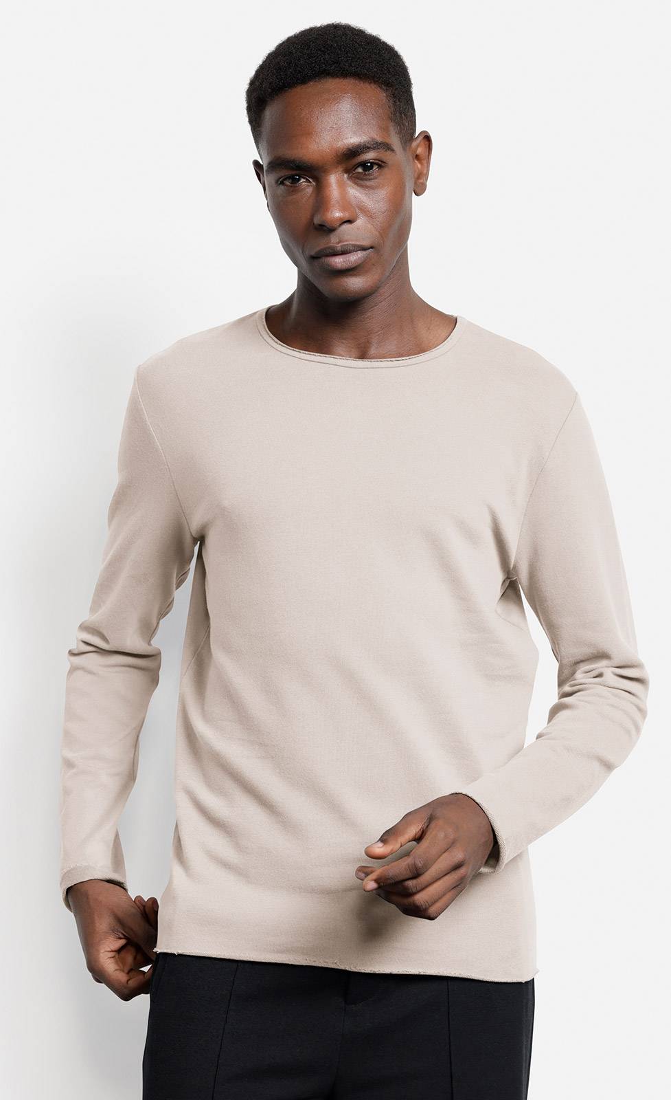 Kiefermann Frankon Langarmshirt aus Bio-Baumwollsweat Neueste Mode