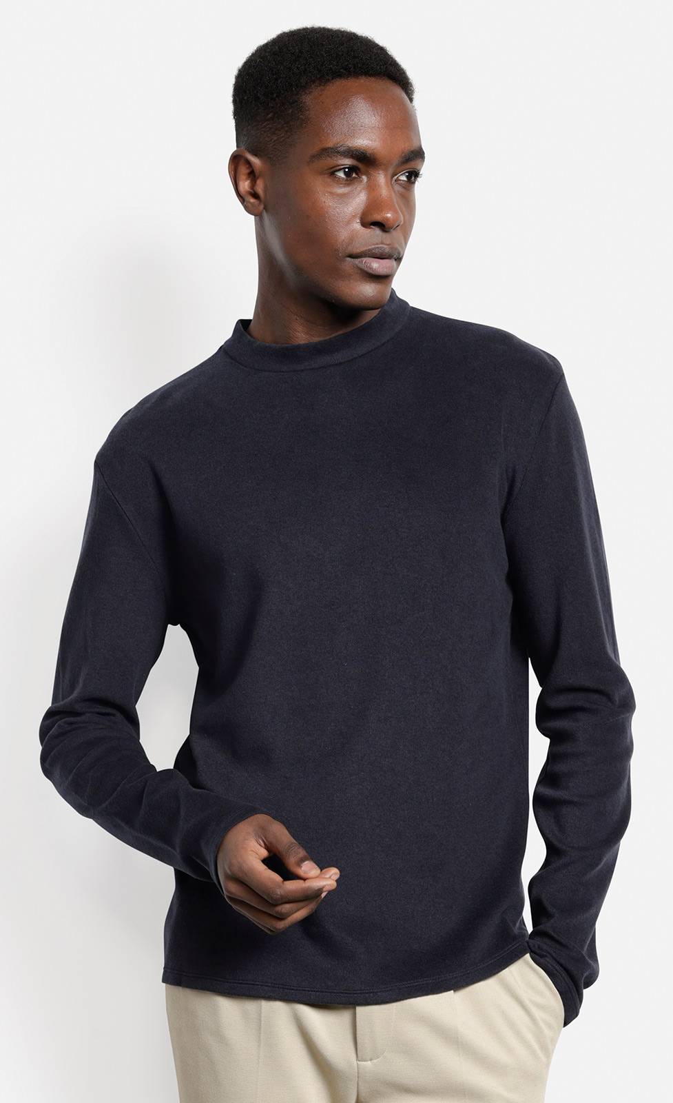 Kiefermann Grahamo Langarmshirt aus Baumwolle und Wolle Große Rabatte