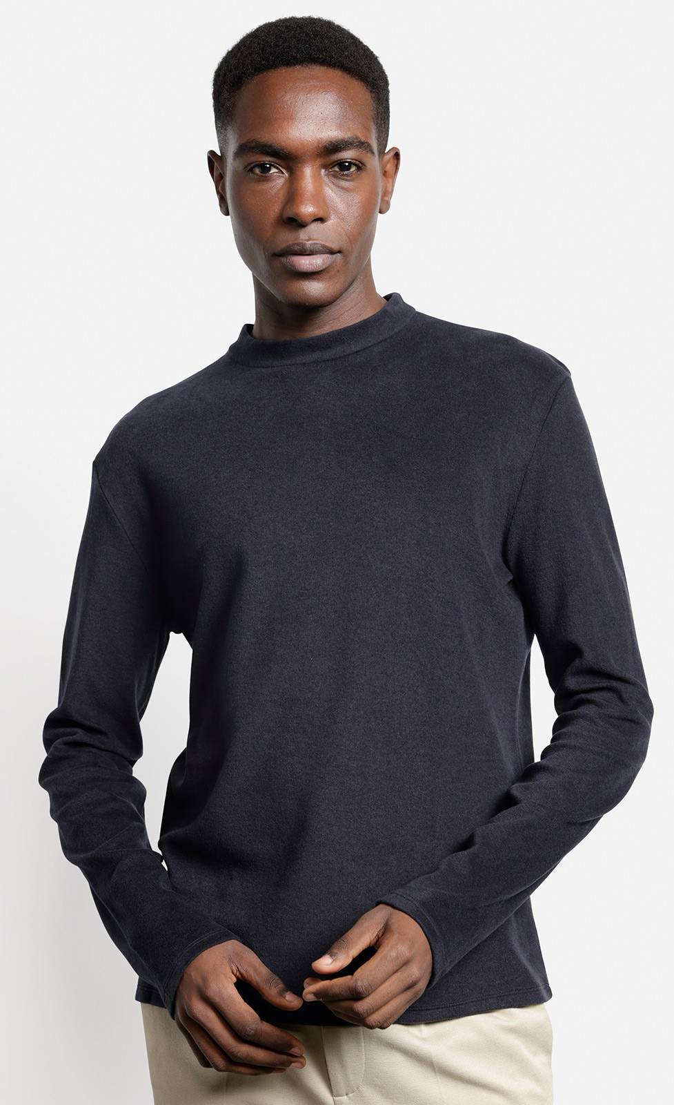 Kiefermann Grahamo Langarmshirt aus Baumwolle und Wolle Große Rabatte