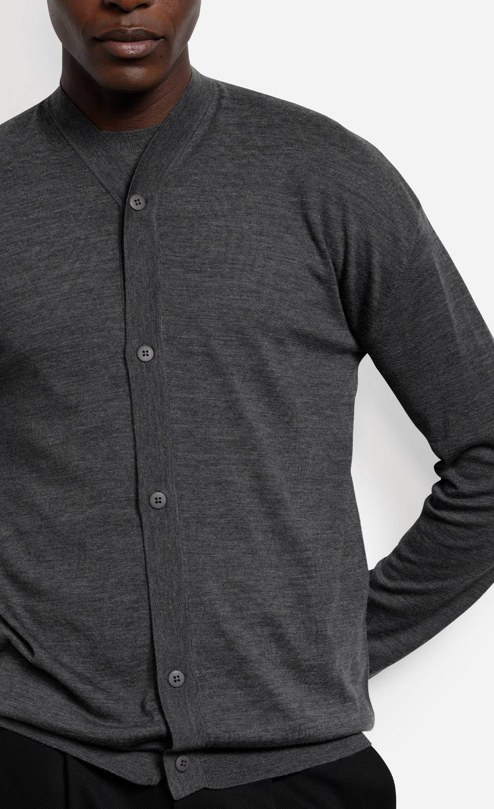 Kiefermann Bernold Strickjacke mit V-Ausschnitt Sonderangebote