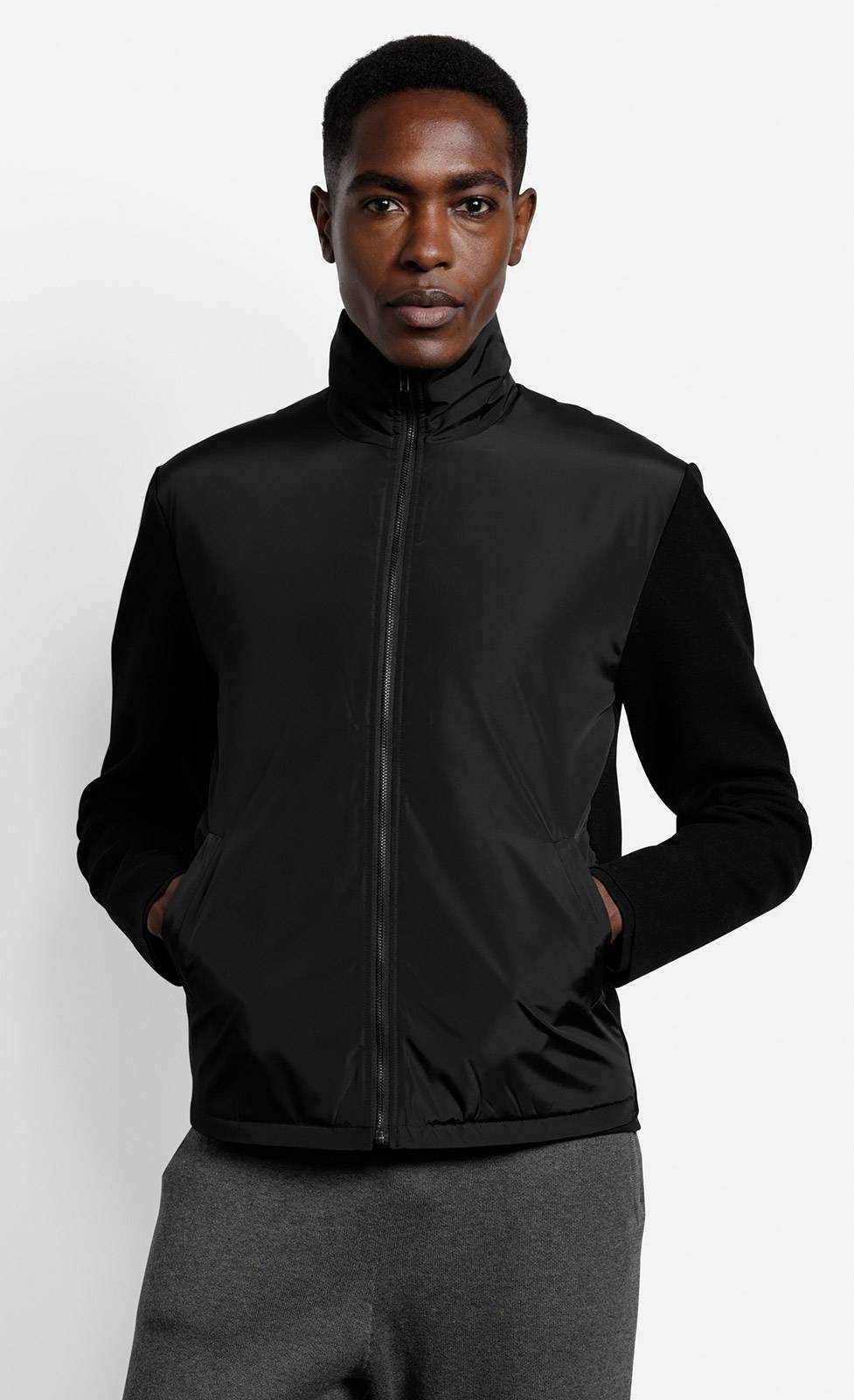 Kiefermann Marlono Jacke aus Materialmix Riesige Ersparnisse