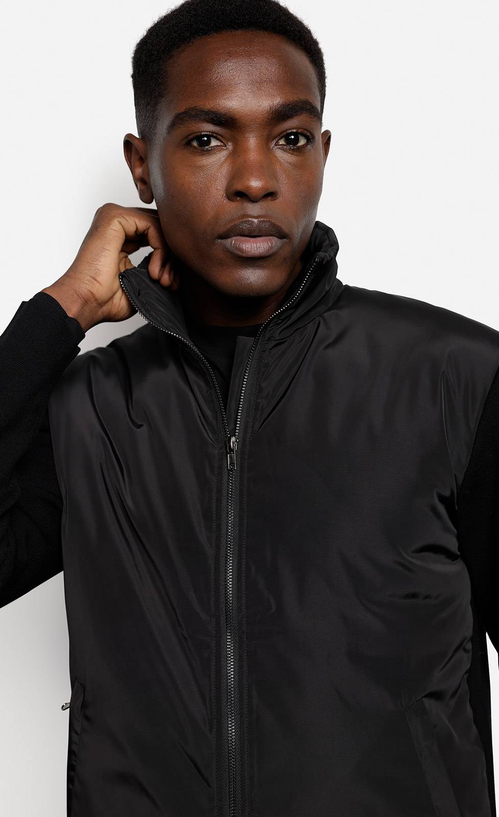Kiefermann Marlono Jacke aus Materialmix Riesige Ersparnisse