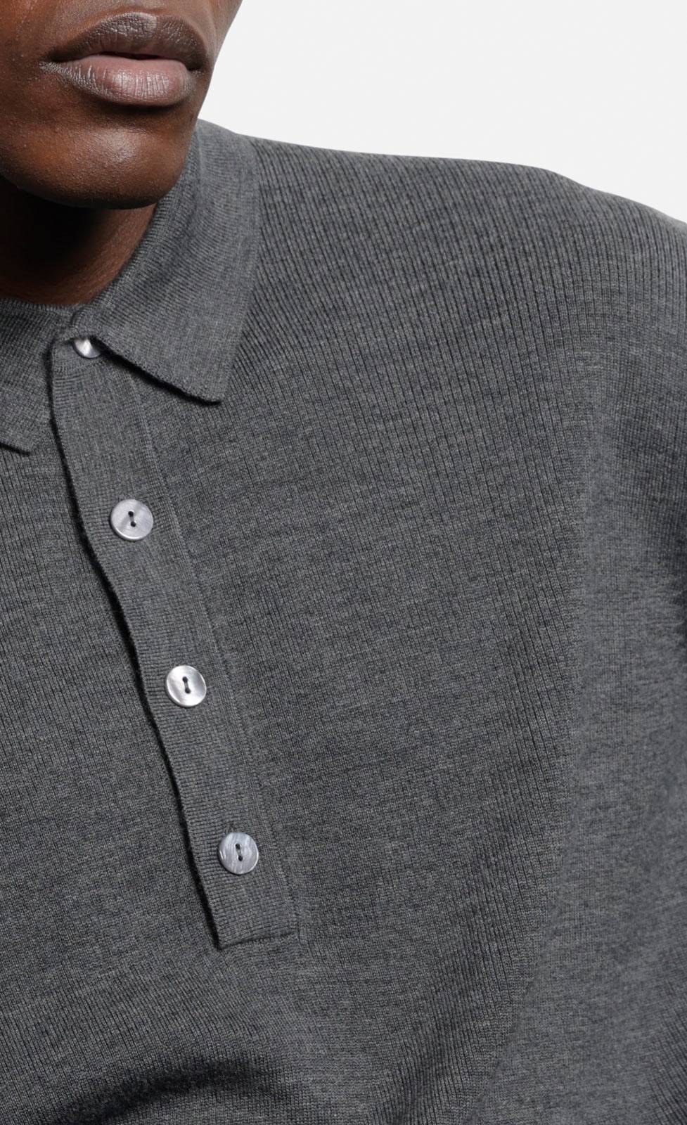 Kiefermann Imano Polopullover aus Merinowolle Tiefpreis