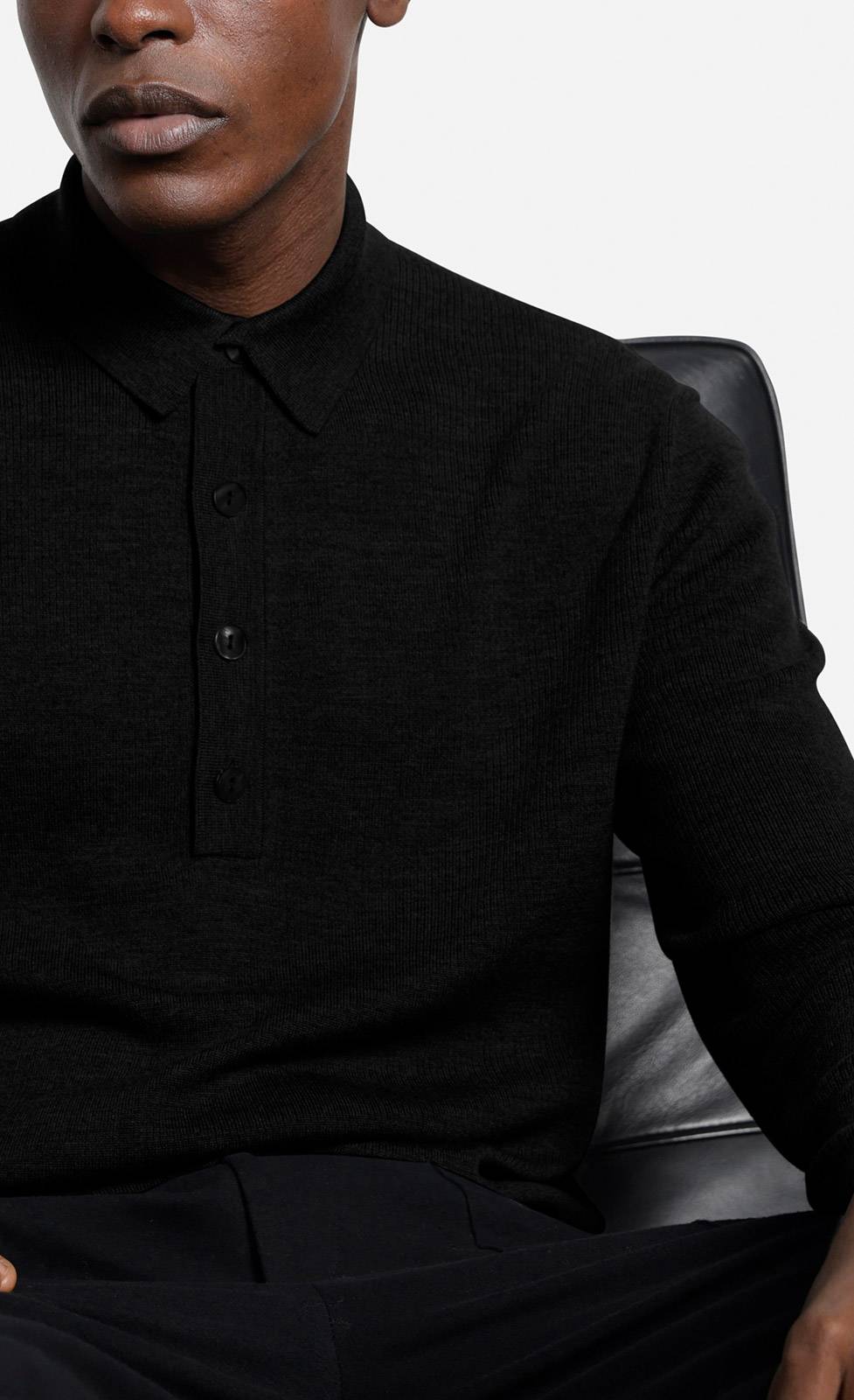 Kiefermann Imano Polopullover aus Merinowolle Tiefpreis