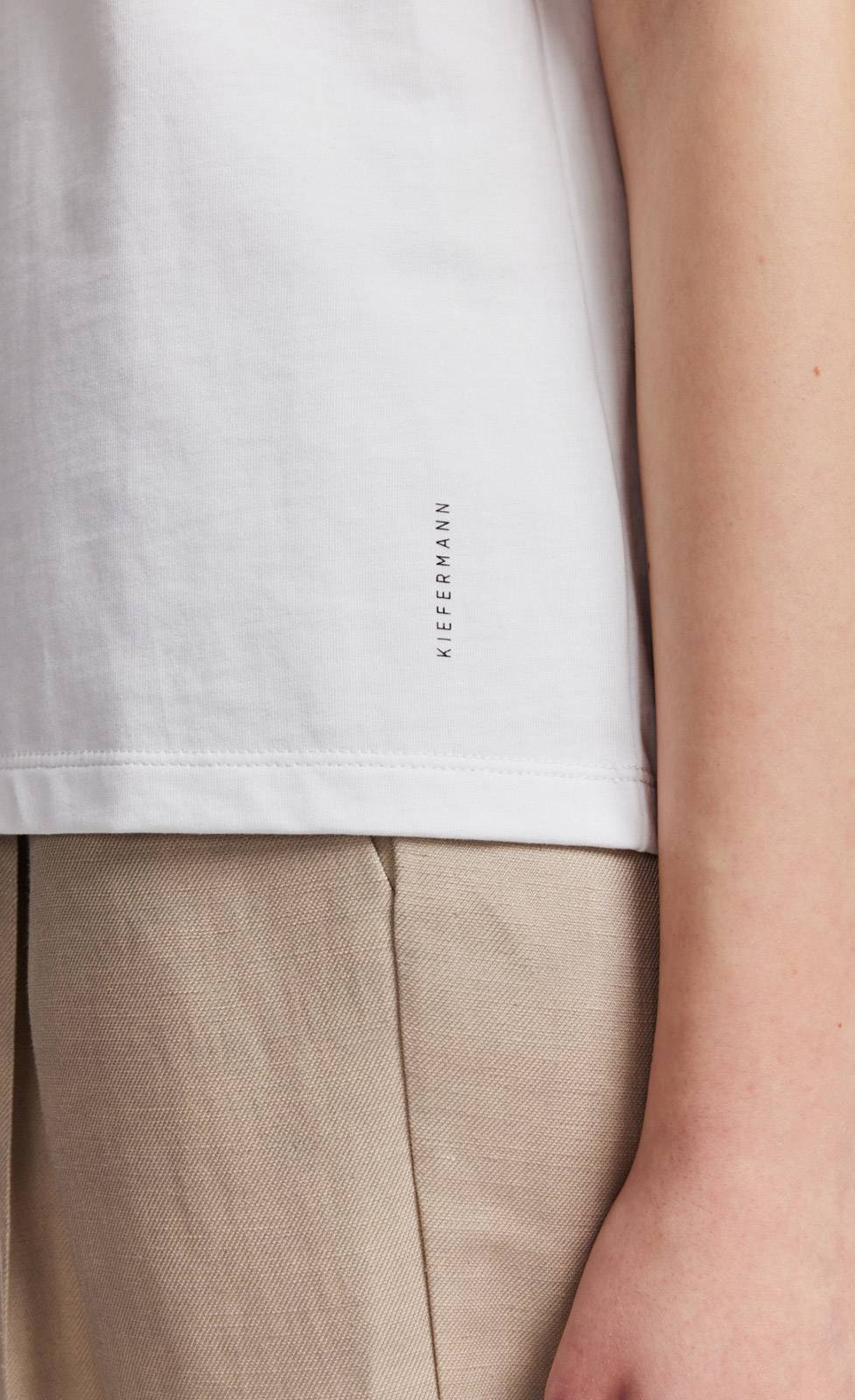Kiefermann Jetta T-Shirt aus Baumwolle mit Logoprint Bis zu 60% Rabatt