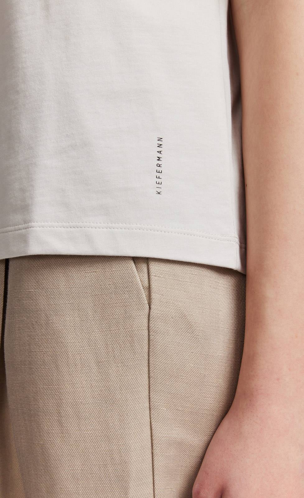 Kiefermann Jetta T-Shirt aus Baumwolle mit Logoprint Bis zu 60% Rabatt