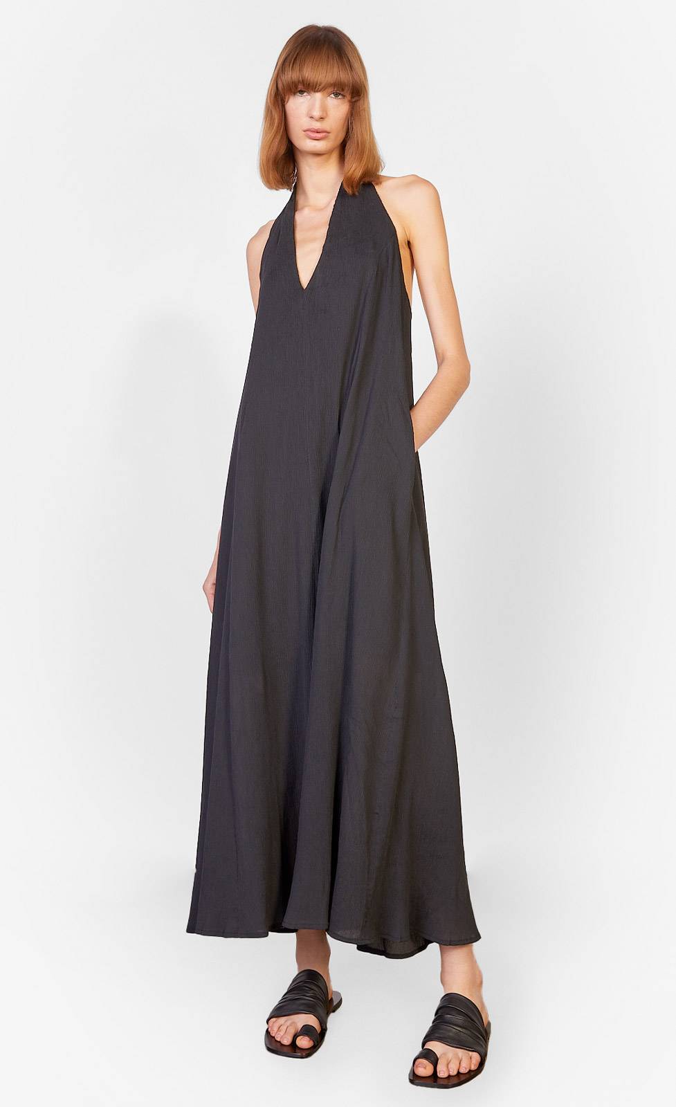 Kiefermann Vivien Neckholder-Kleid aus Seidenmaterial Sonderangebot der Fabrik