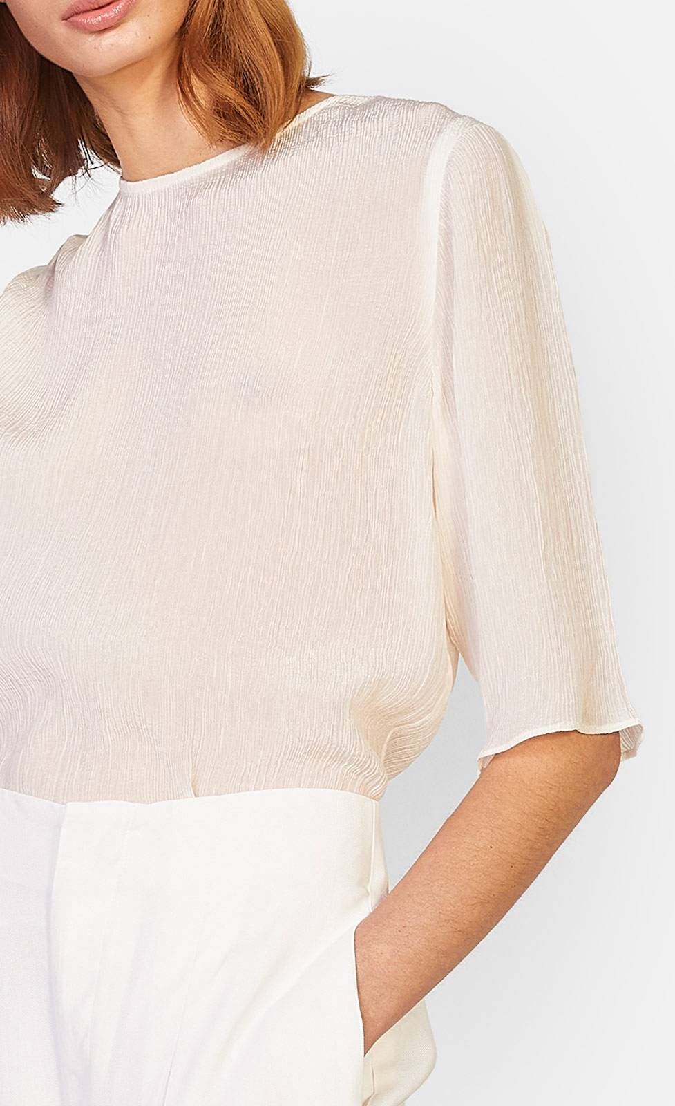 Kiefermann Adele Blusenshirt aus Crinkle-Ware Vierteljährliche Förderung