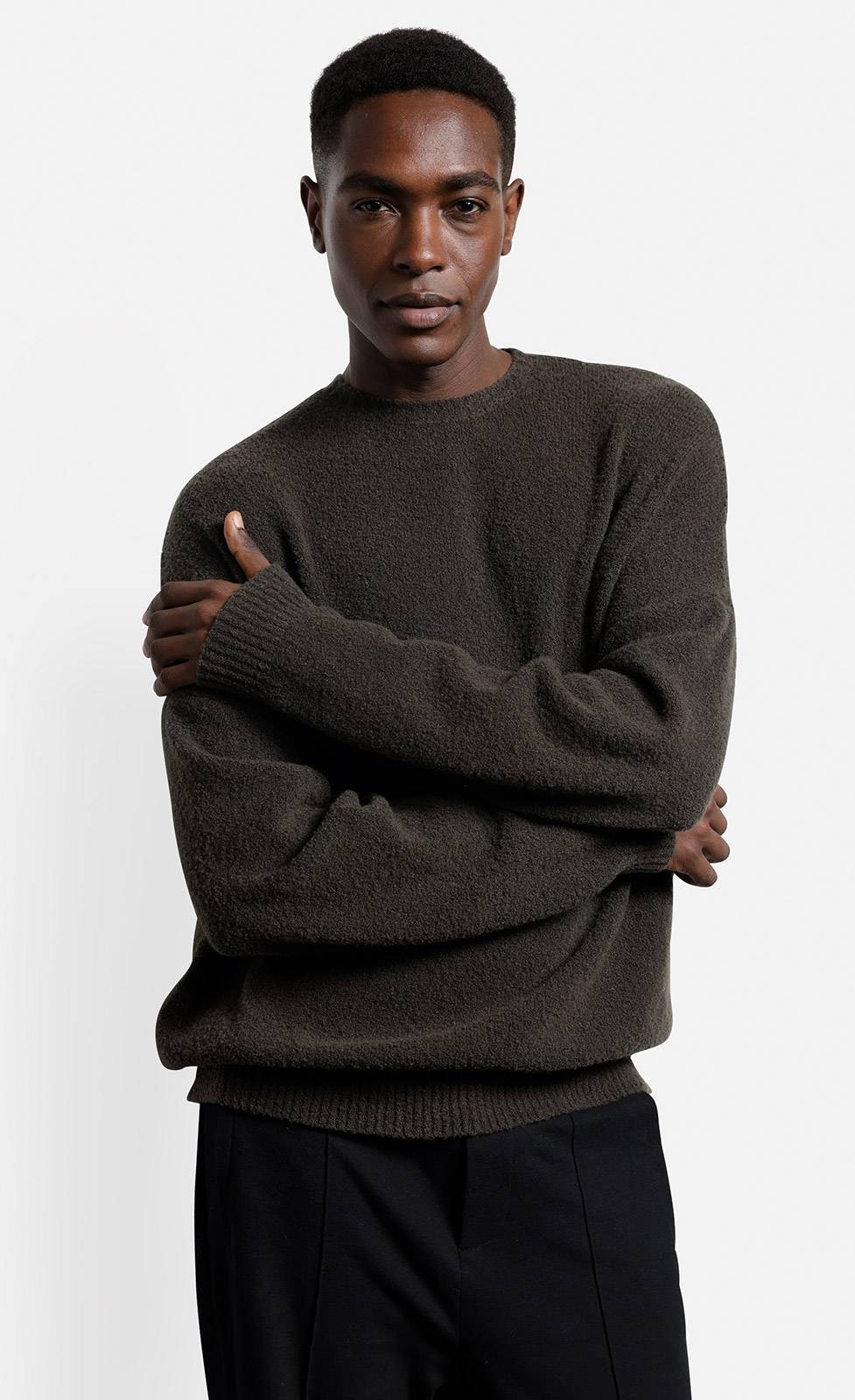 Kiefermann Edoso Pullover aus Bouclégarn Super Rabatt