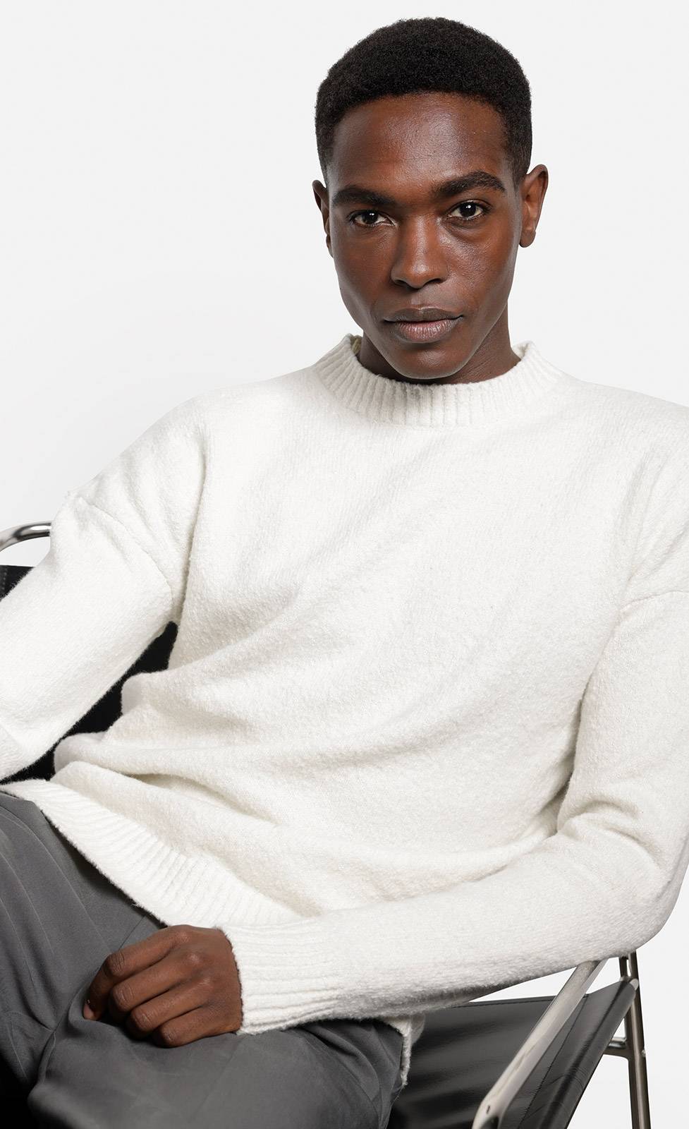 Kiefermann Janniso Pullover aus Bouclégarn 50% Rabatt mit kostenlosem Versand