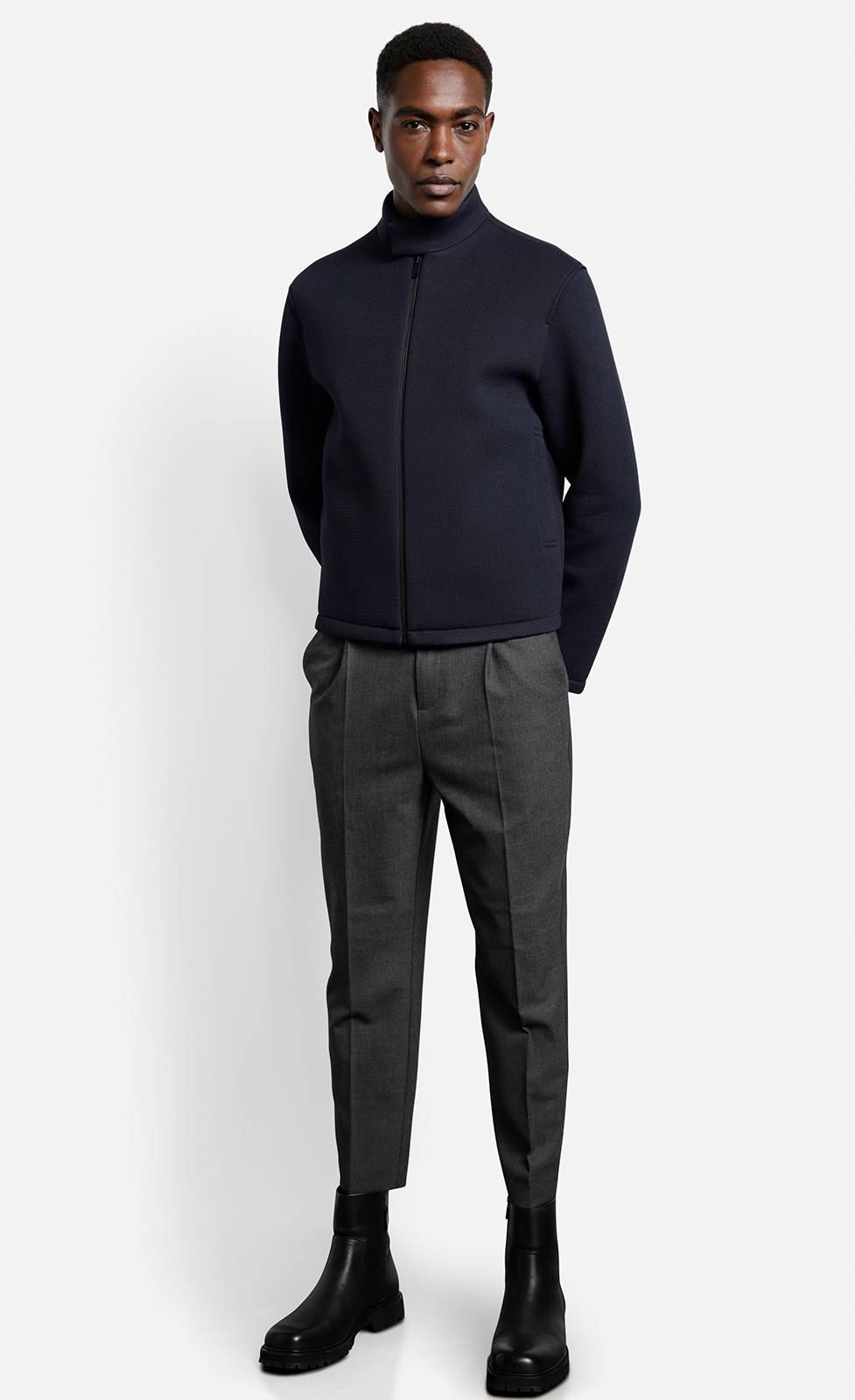 Kiefermann Milanso Jacke aus gebondeter Sweatware 50% Rabatt für begrenzte Zeit