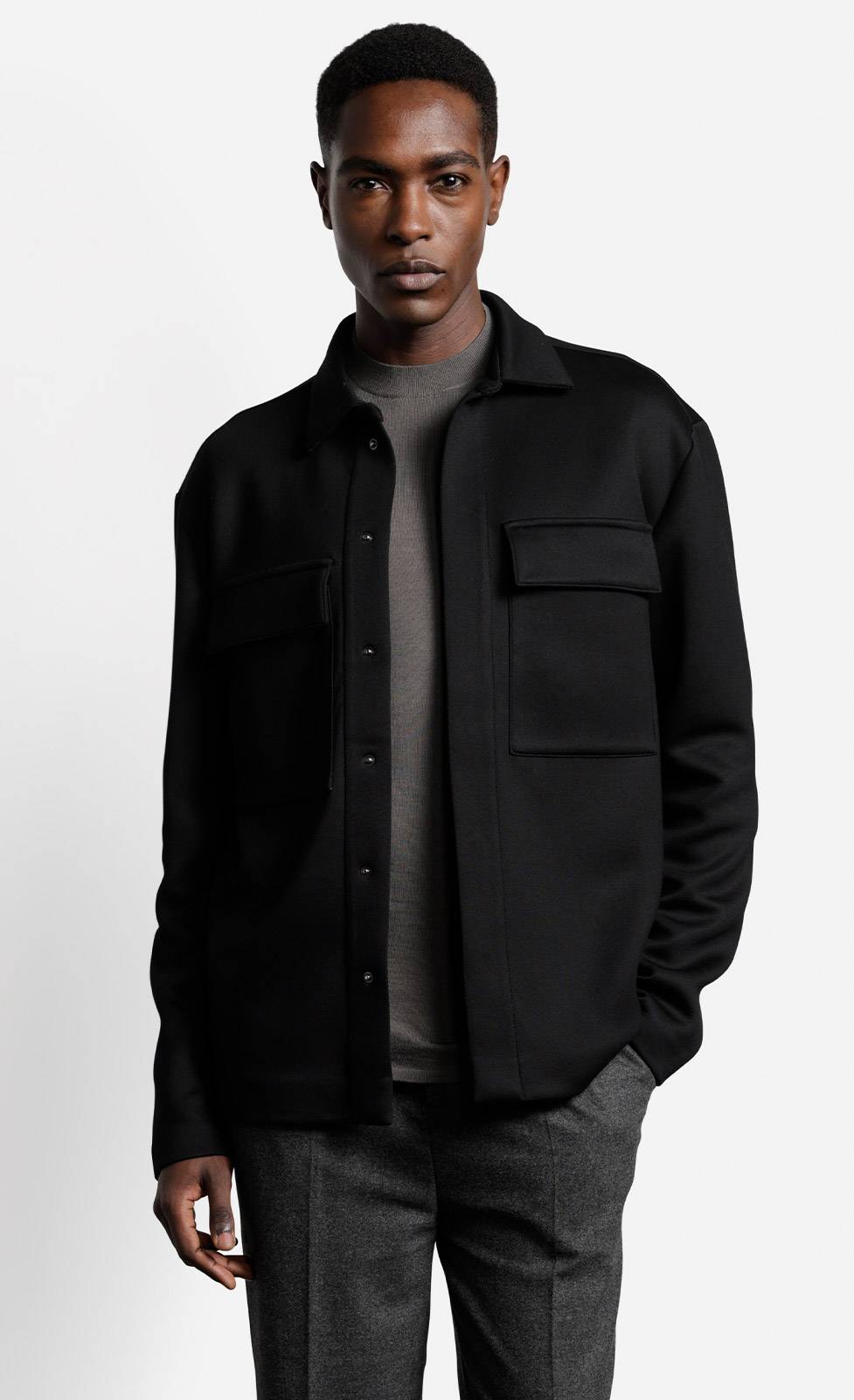 Kiefermann Enrike Overshirt aus Viskose mit Taschen 2025