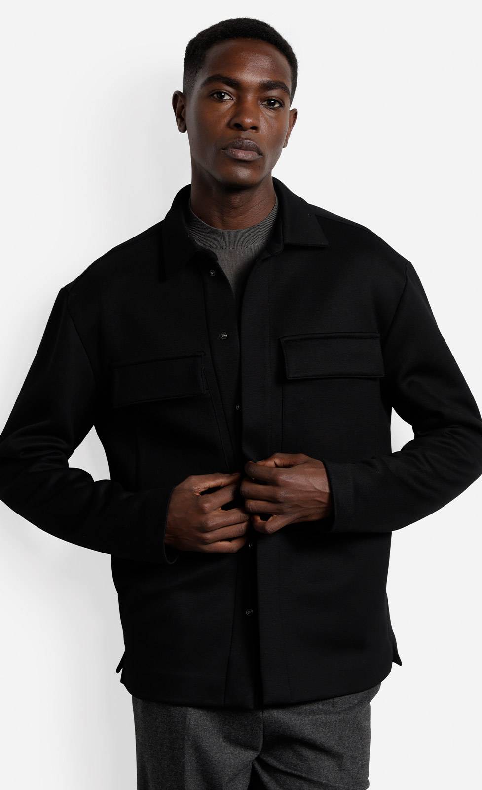 Kiefermann Enrike Overshirt aus Viskose mit Taschen 2025