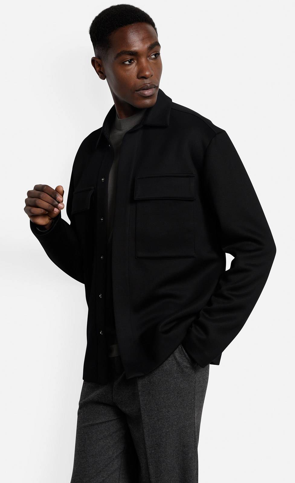 Kiefermann Enrike Overshirt aus Viskose mit Taschen 2025