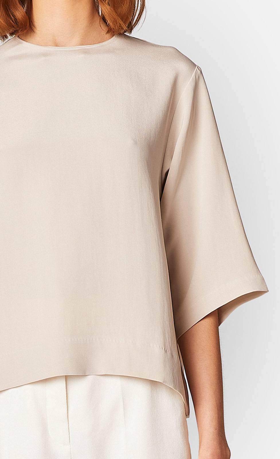 Kiefermann Colette Kurzarm-Seidenshirt Verkauf
