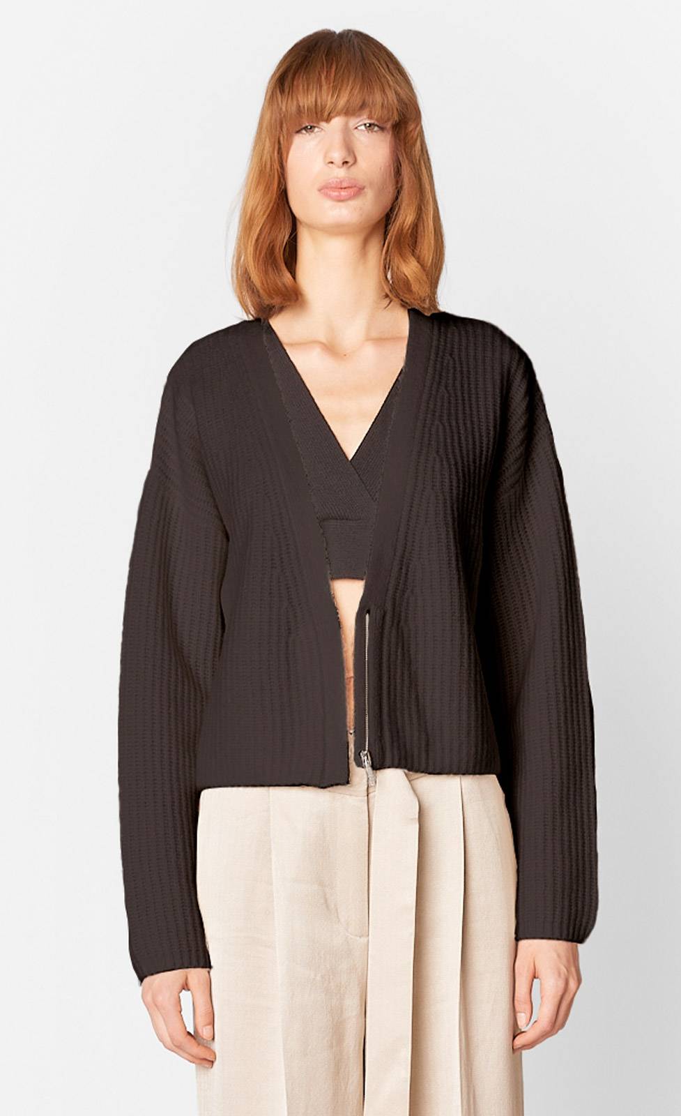Kiefermann Mette Kaschmirstrickjacke mit Reißverschluss Hotsell