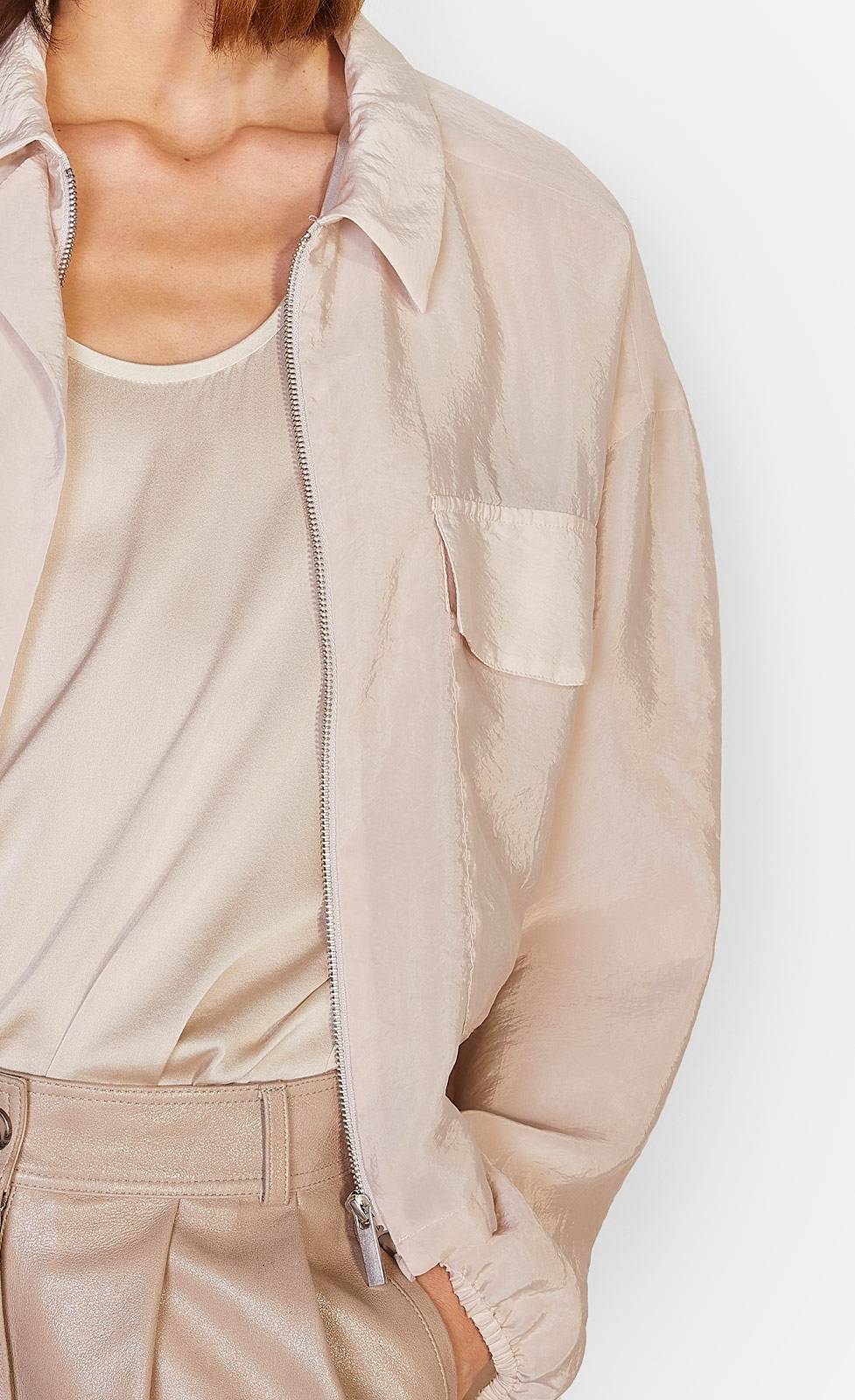 Kiefermann Alana Leichte Jacke in Crinkle-Seidenoptik Limitierter Zeitrabatt