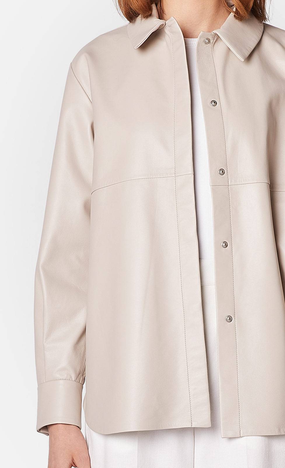 Kiefermann Alexia Overshirt aus Nappaleder Zeitlich begrenztes Angebot