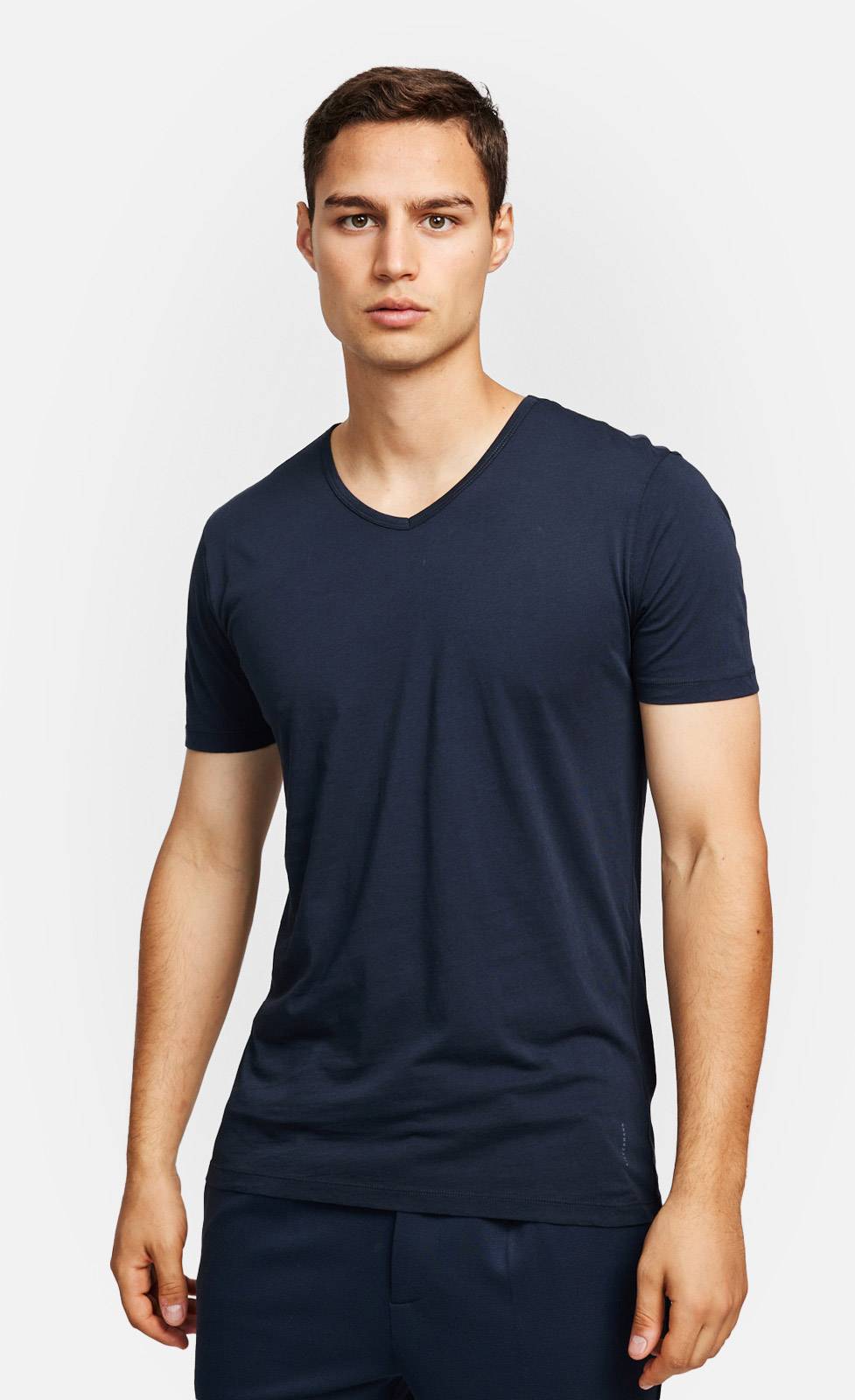 Kiefermann Darius Baumwoll-T-Shirt mit V-Ausschnitt Blitzangebot