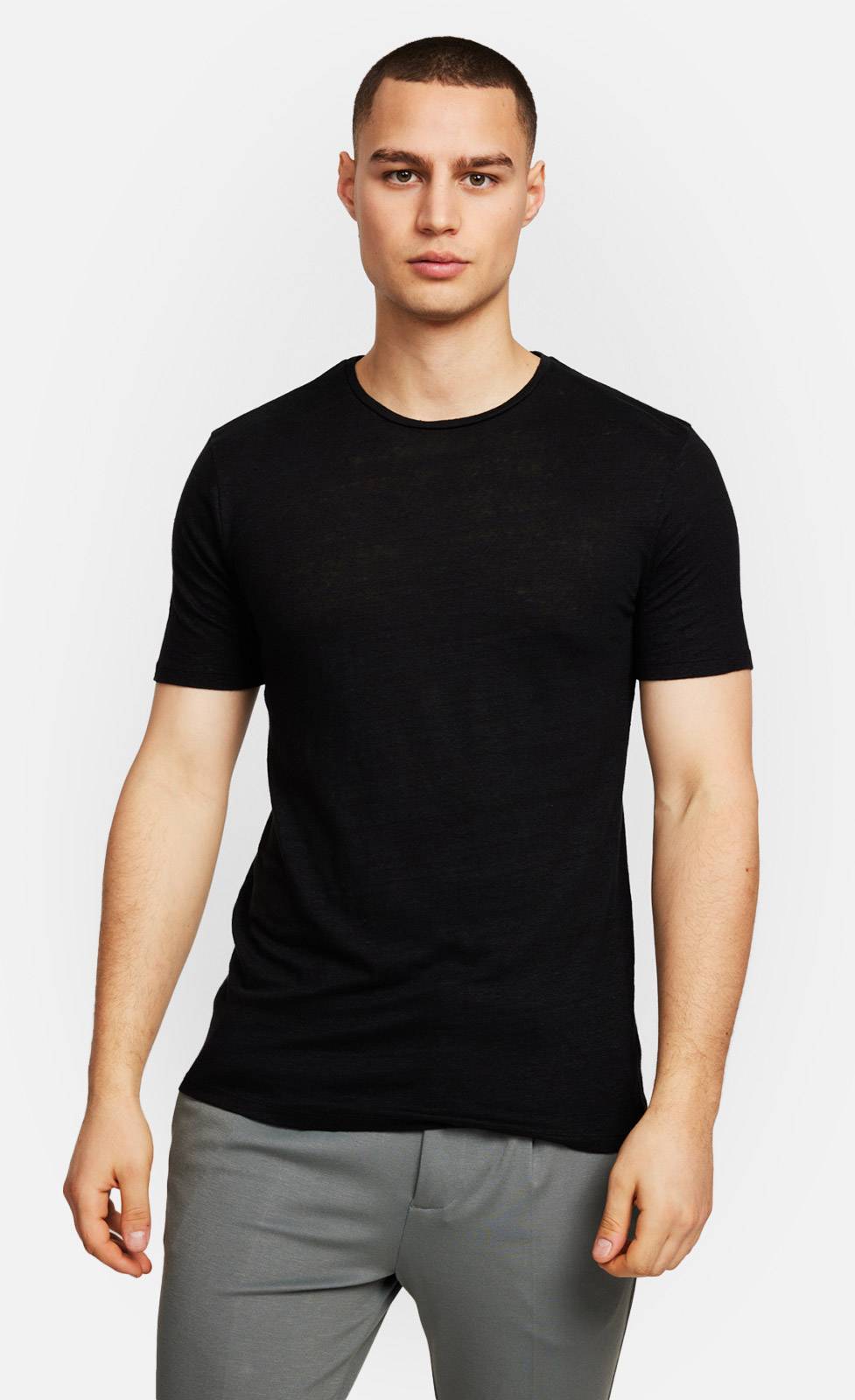 Kiefermann Laine Leinen-T-Shirt mit Rundhalsausschnitt Bestseller