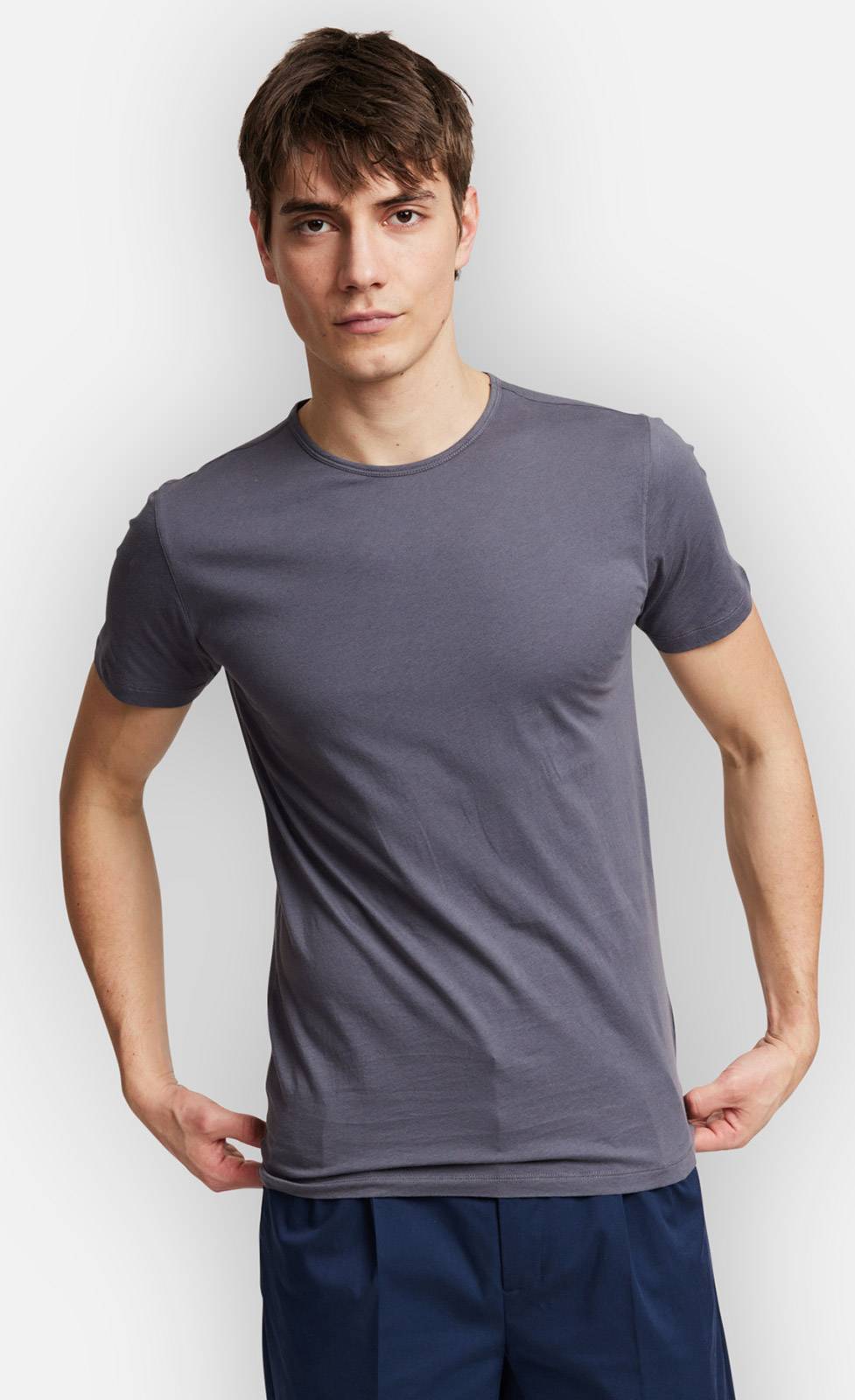 Kiefermann Lio Baumwoll-T-Shirt mit Rundhals Räumungsverkauf