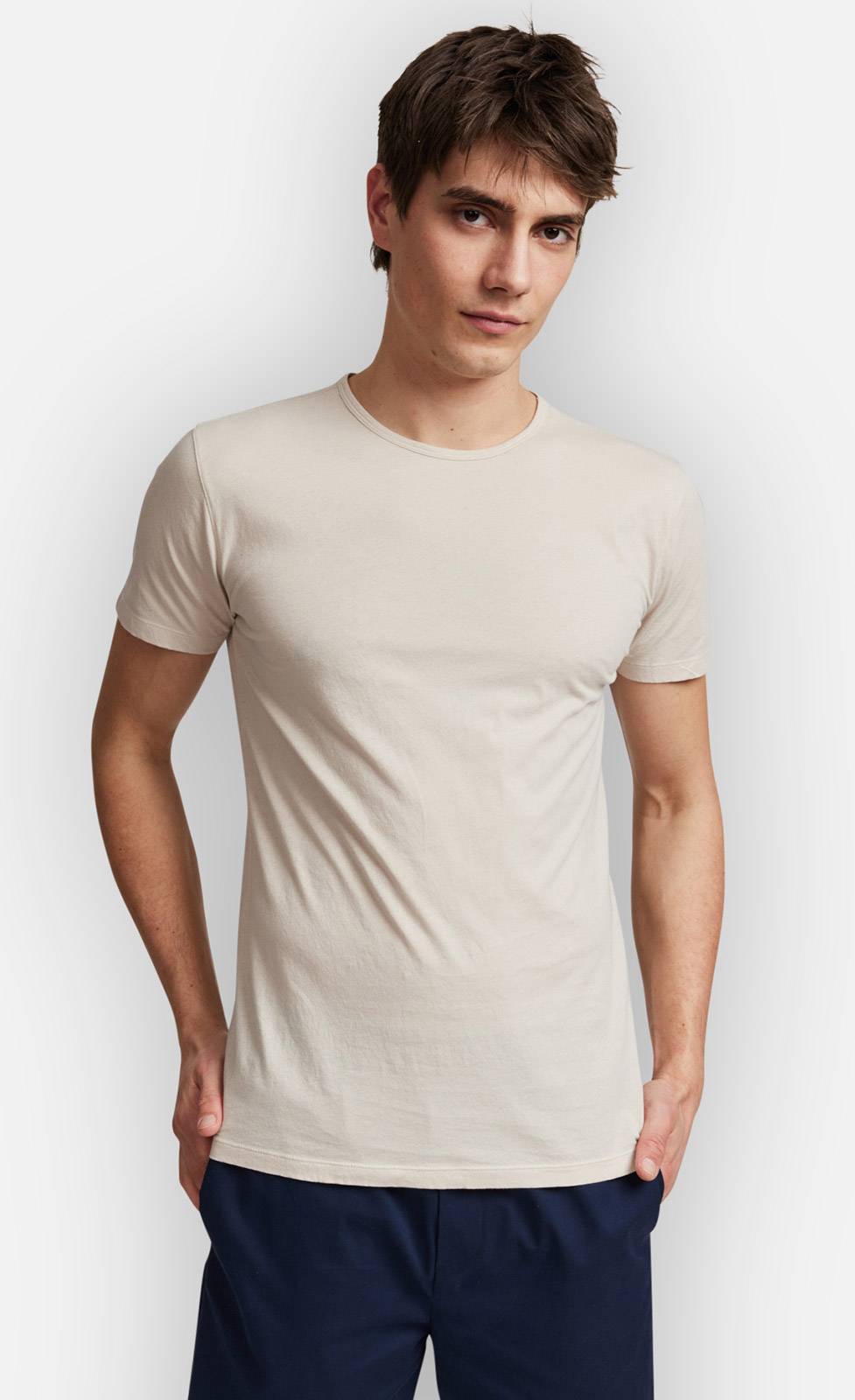 Kiefermann Lio Baumwoll-T-Shirt mit Rundhals Räumungsverkauf