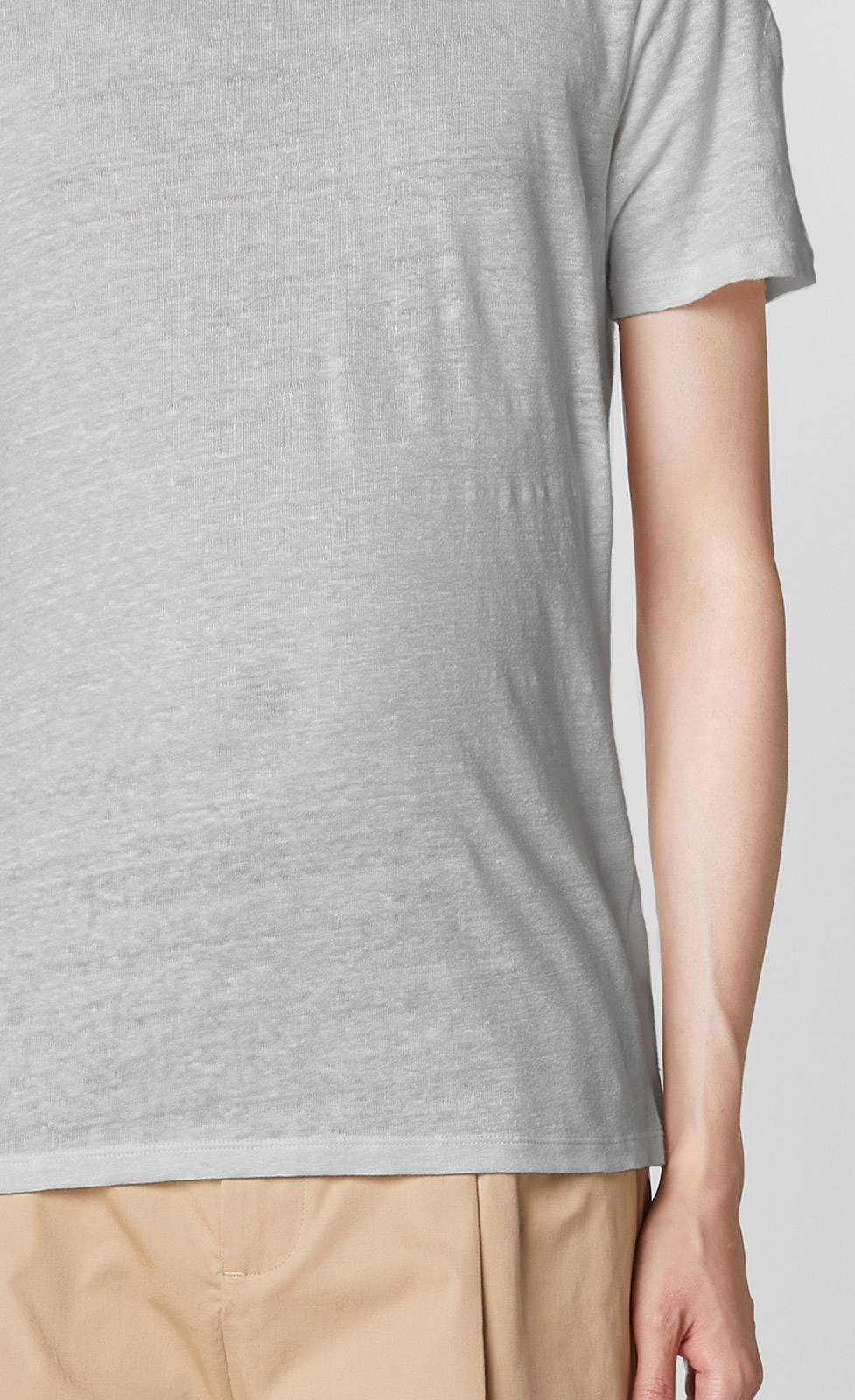 Kiefermann Laine Leinen-T-Shirt mit Rundhalsausschnitt Riesige Ersparnisse