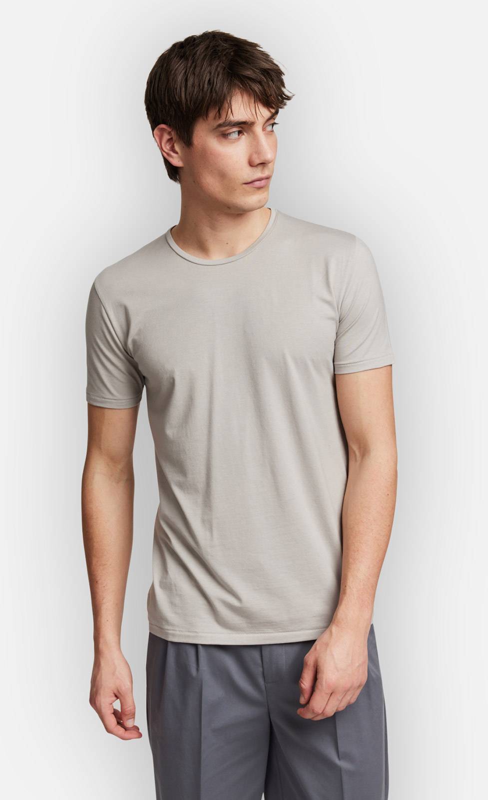 Kiefermann Hero Rundhals T-Shirt aus Baumwolle und Modal VIP-Rabatte