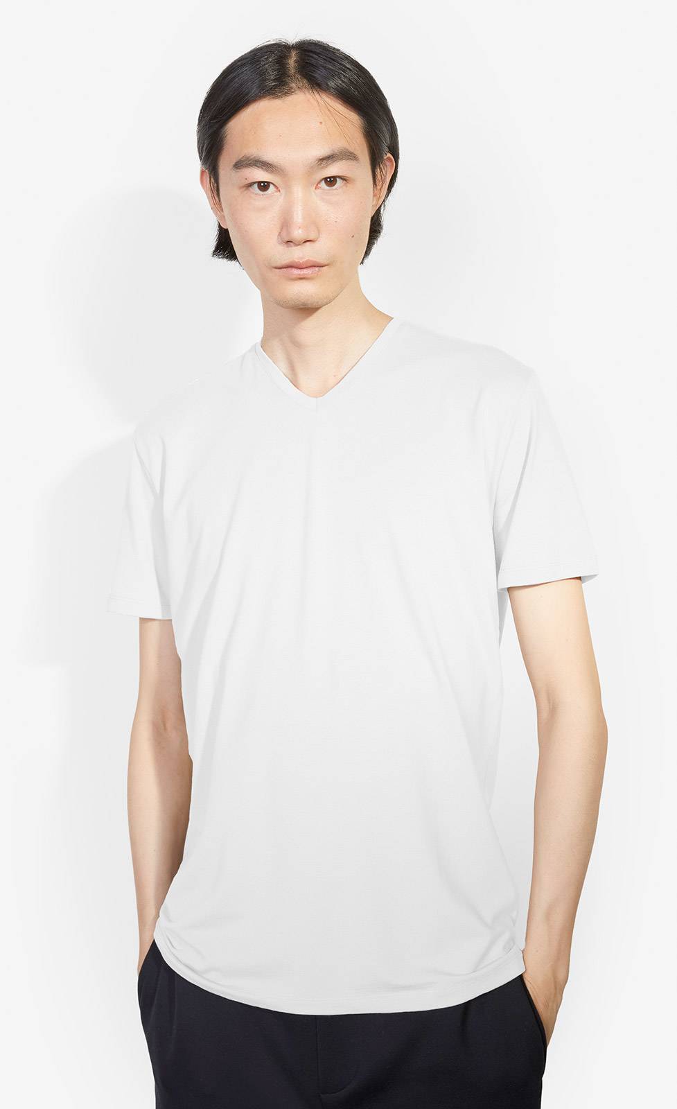 Kiefermann Hape V-Ausschnitt T-Shirt aus Baumwolle-Modal Begrenzte Freigabe