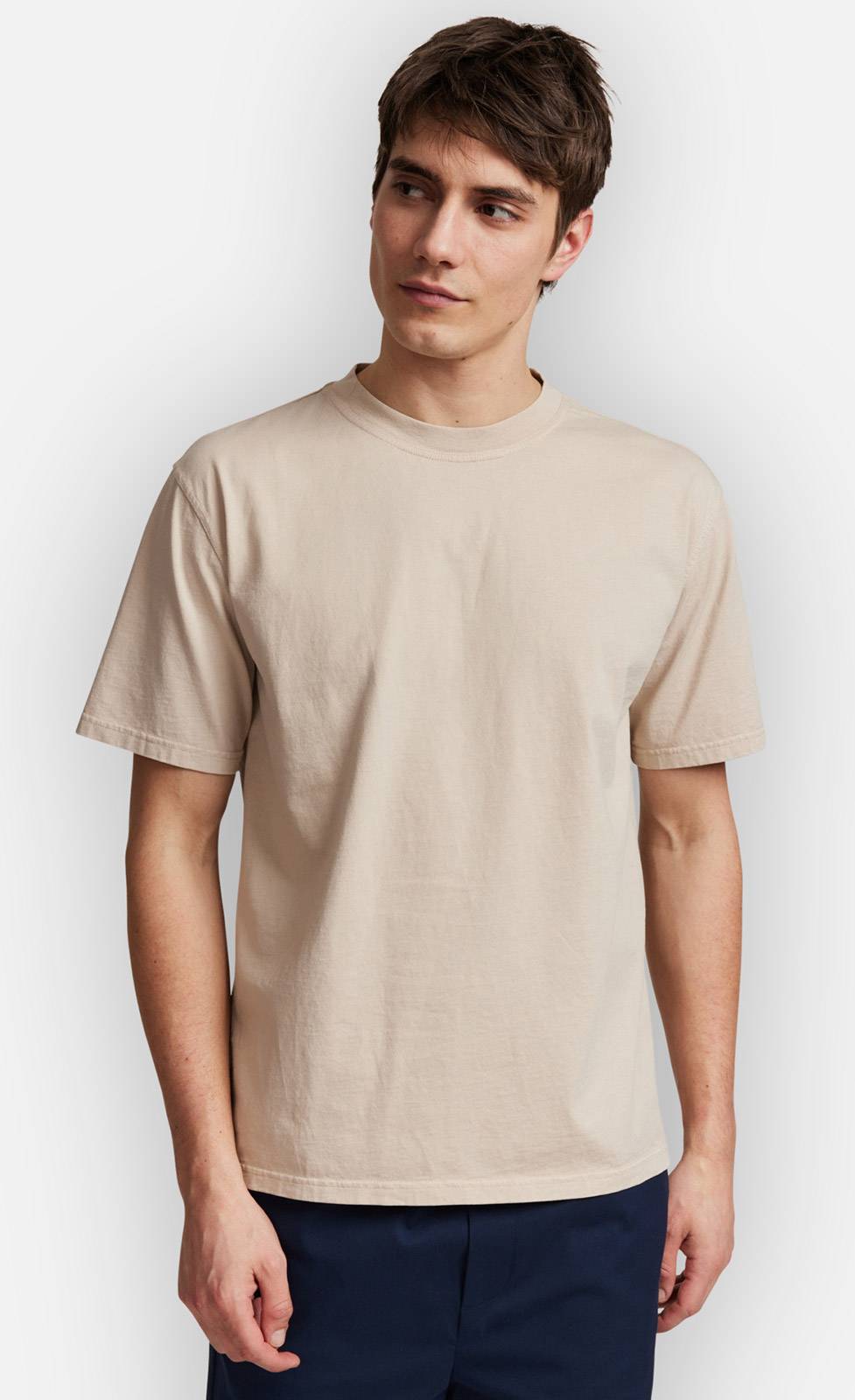 Kiefermann Bastian Garment-Dye T-Shirt aus Baumwolle Neueste Stile