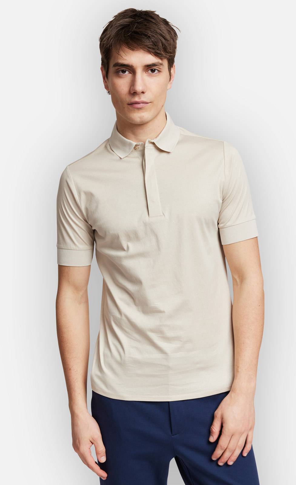 Kiefermann Wilson Poloshirt aus merzerisierter Baumwolle Letzte 2 Tage