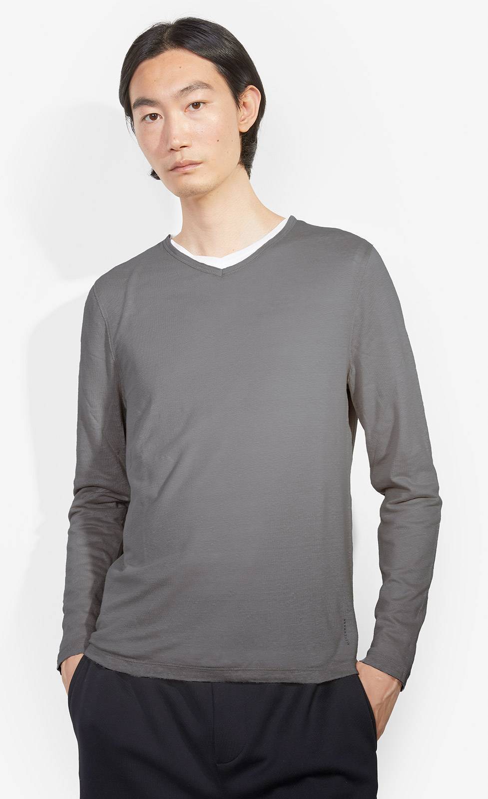 Kiefermann Florian 2in1 Leinen-Baumwoll-Shirt Zeitbegrenzte Promotion