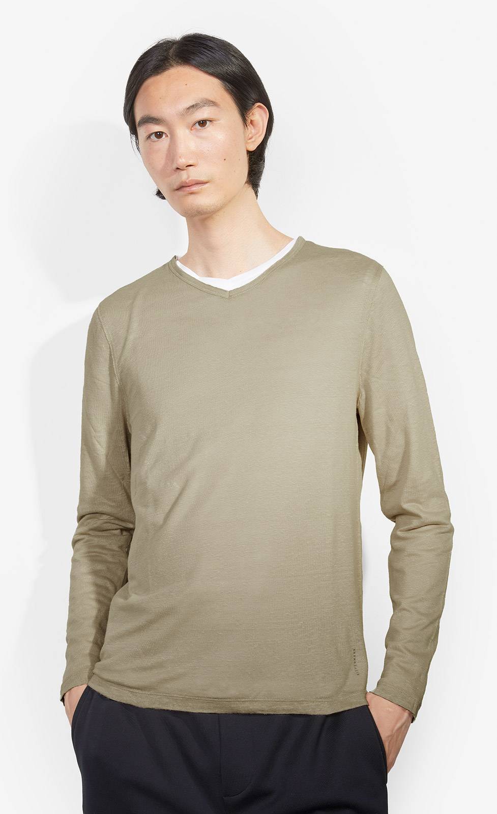 Kiefermann Florian 2in1 Leinen-Baumwoll-Shirt Zeitbegrenzte Promotion