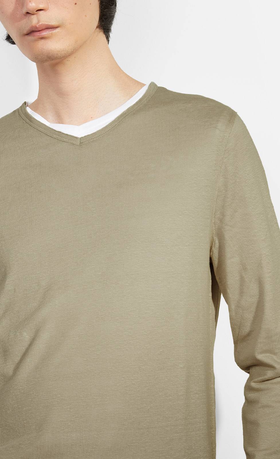 Kiefermann Florian 2in1 Leinen-Baumwoll-Shirt Zeitbegrenzte Promotion