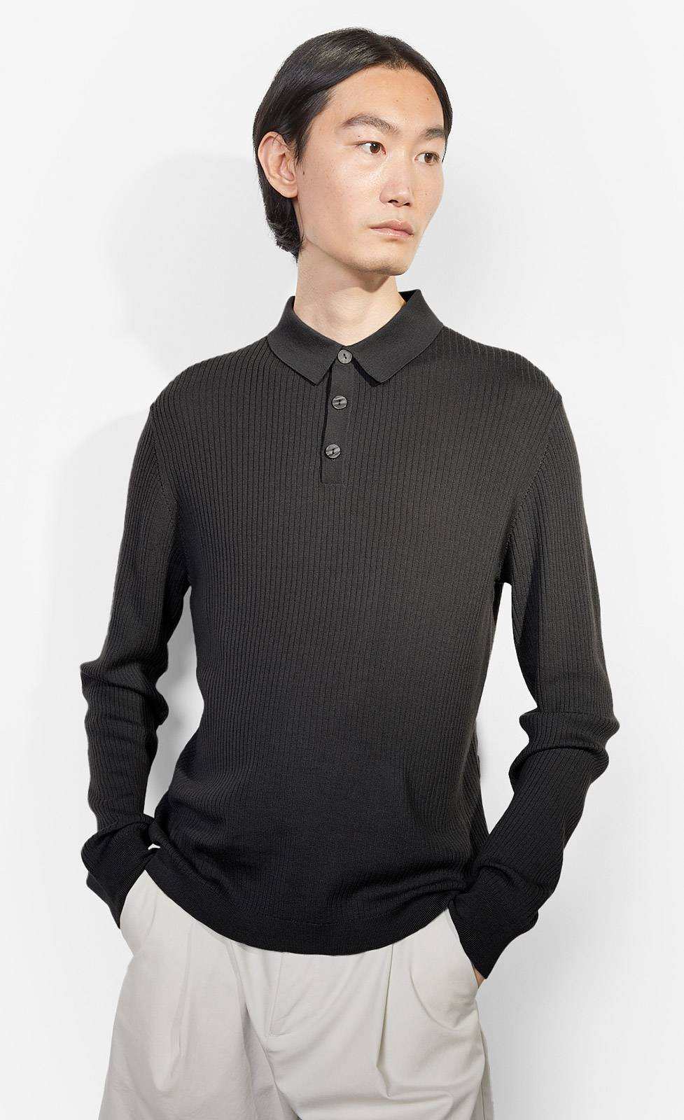 Kiefermann Yannik Polo aus Merinowolle Outlet