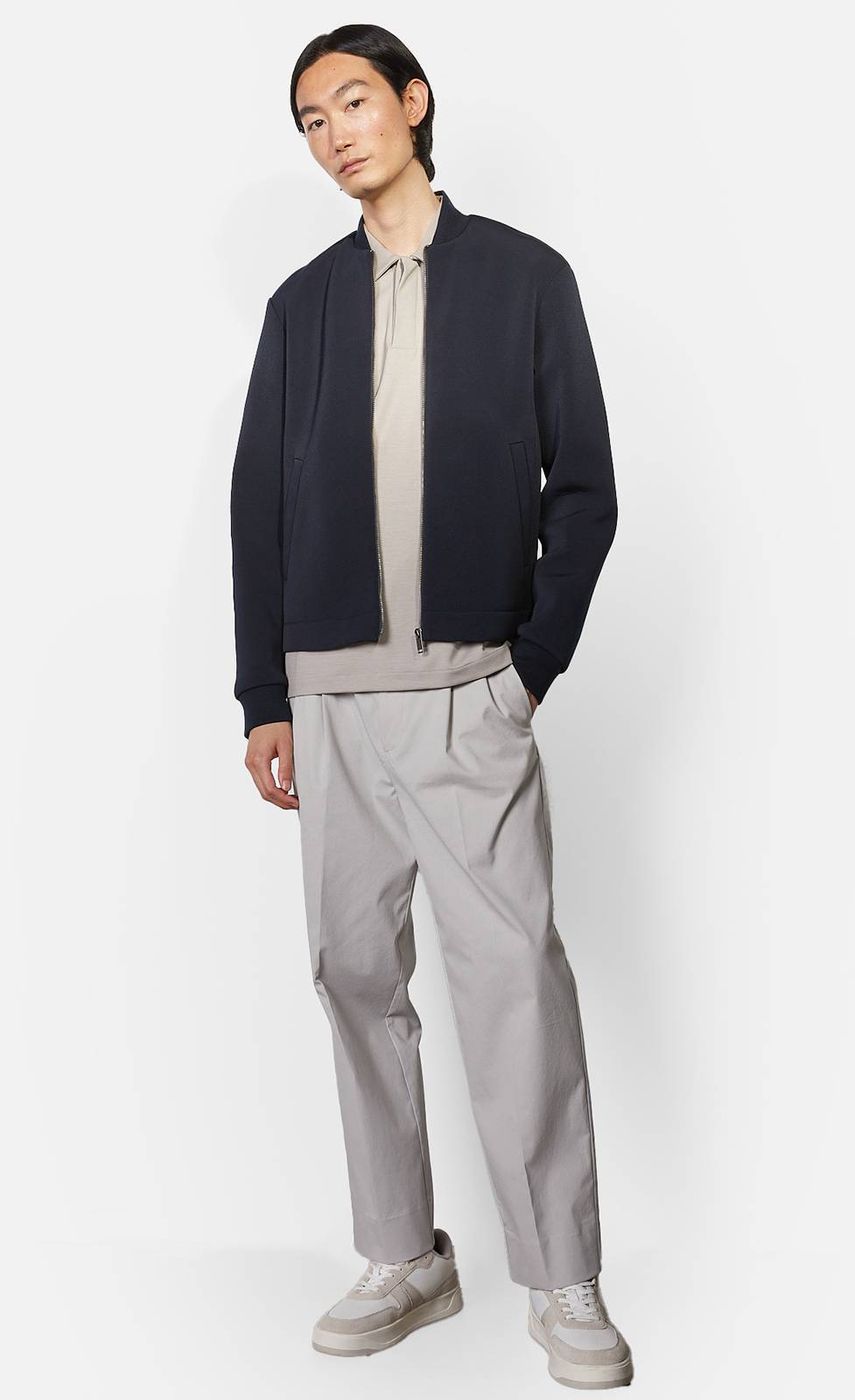 Kiefermann Finnlay Blousonjacke aus gebondeter Sweatware Fabrikpreis