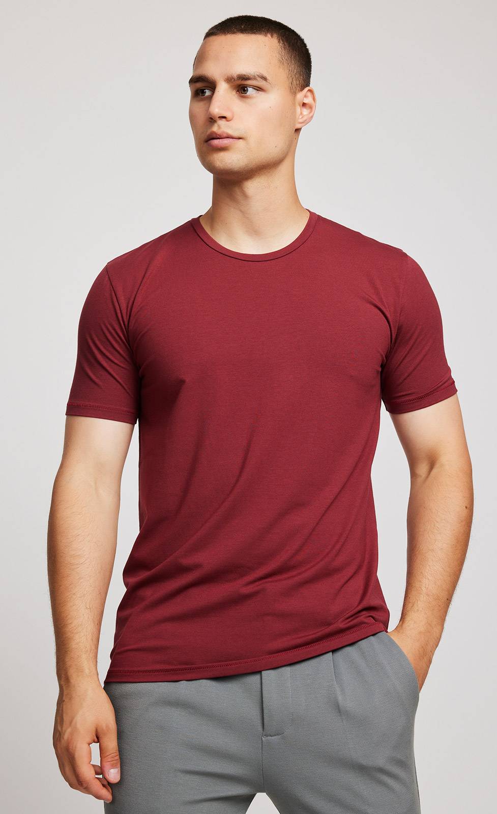 Kiefermann Hero T-Shirt aus Baumwolle-Modal-Mix Neueste Mode