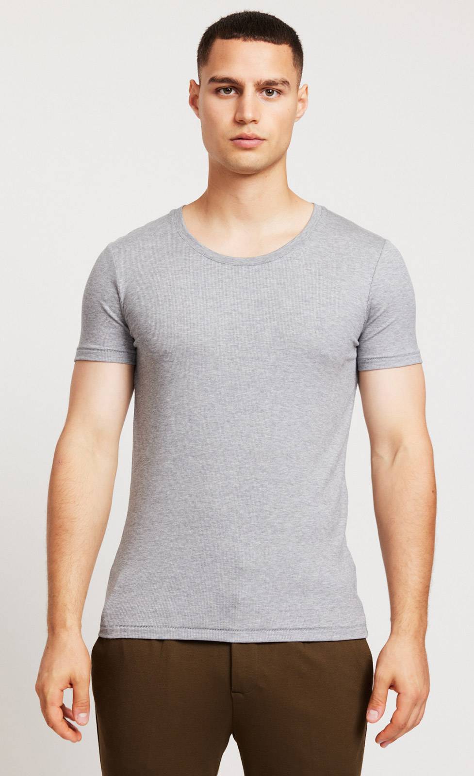 Kiefermann Miro T-Shirt aus feinem Rippjersey Online Outlet